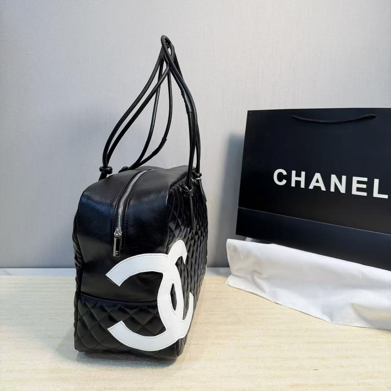 CHANE1 ダブルC ハンドバッグ【50％割引+送料無料】