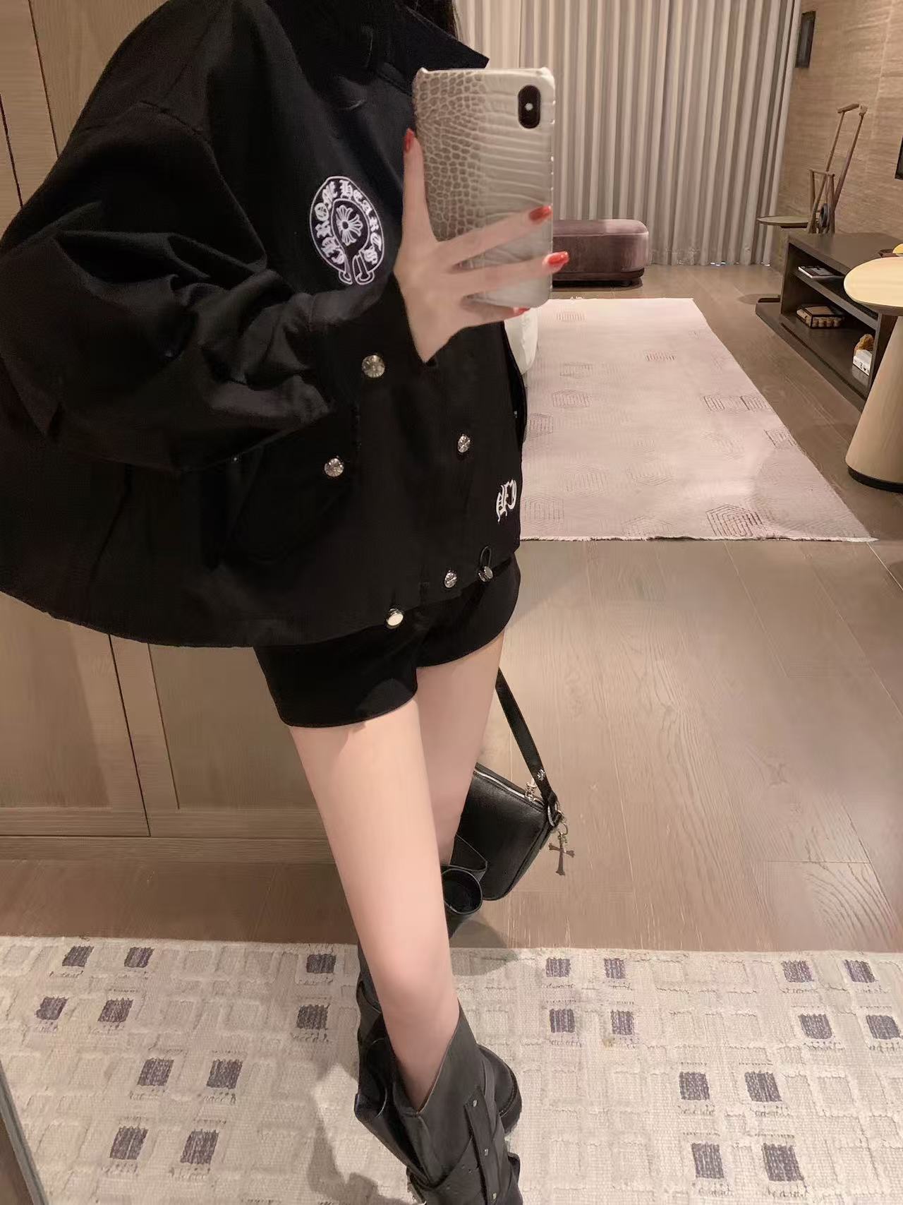 Chr0me Heartsボタンダウントレンチコート【50%割引+送料無料】