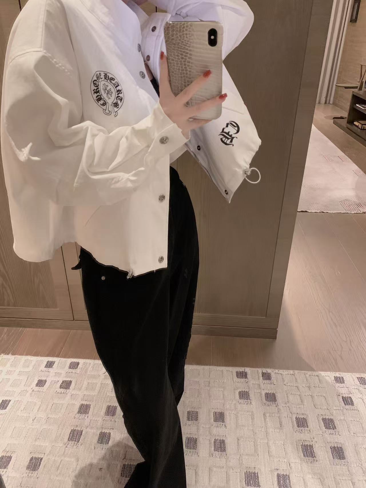 Chr0me Heartsボタンダウントレンチコート【50%割引+送料無料】