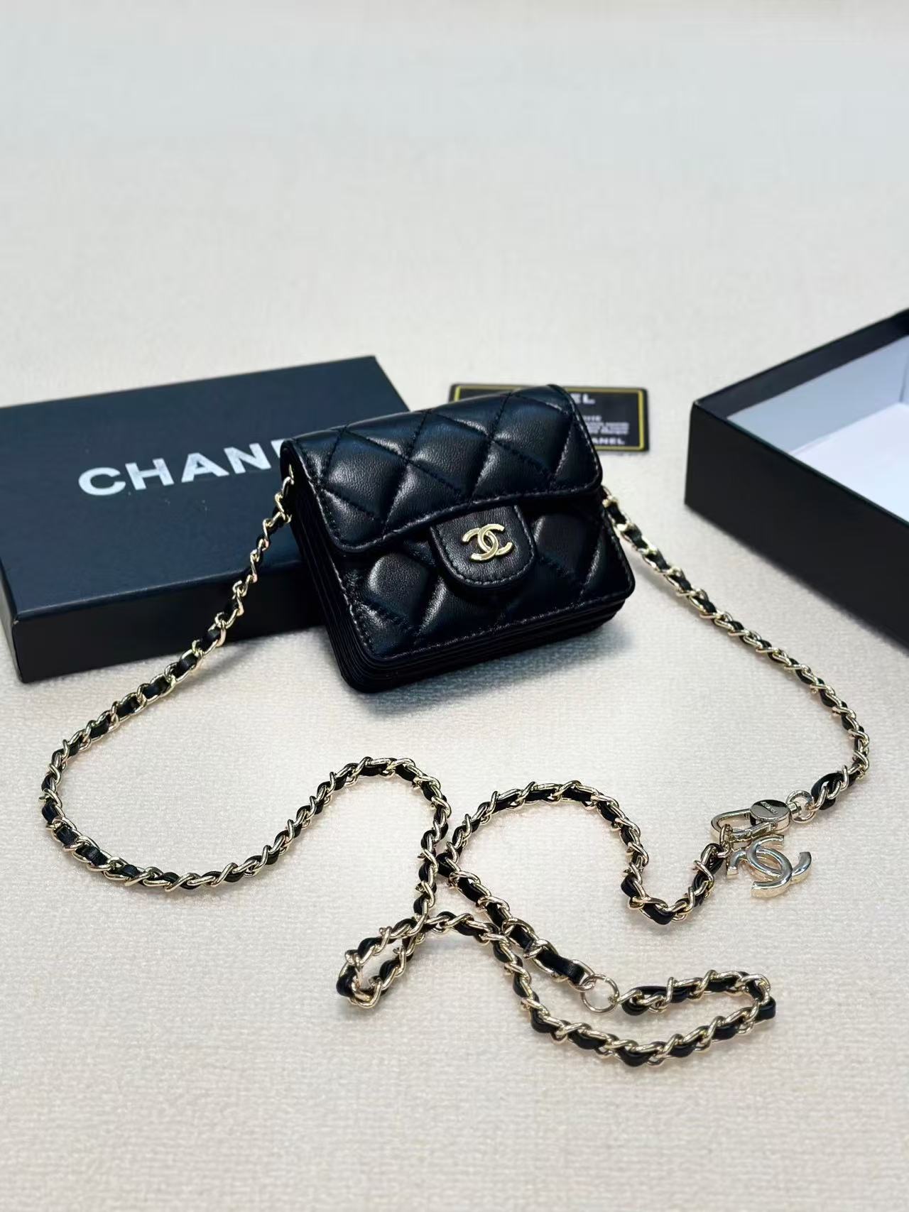 CHANE1 ラムスキンチェーンバッグ【50％割引+送料無料】