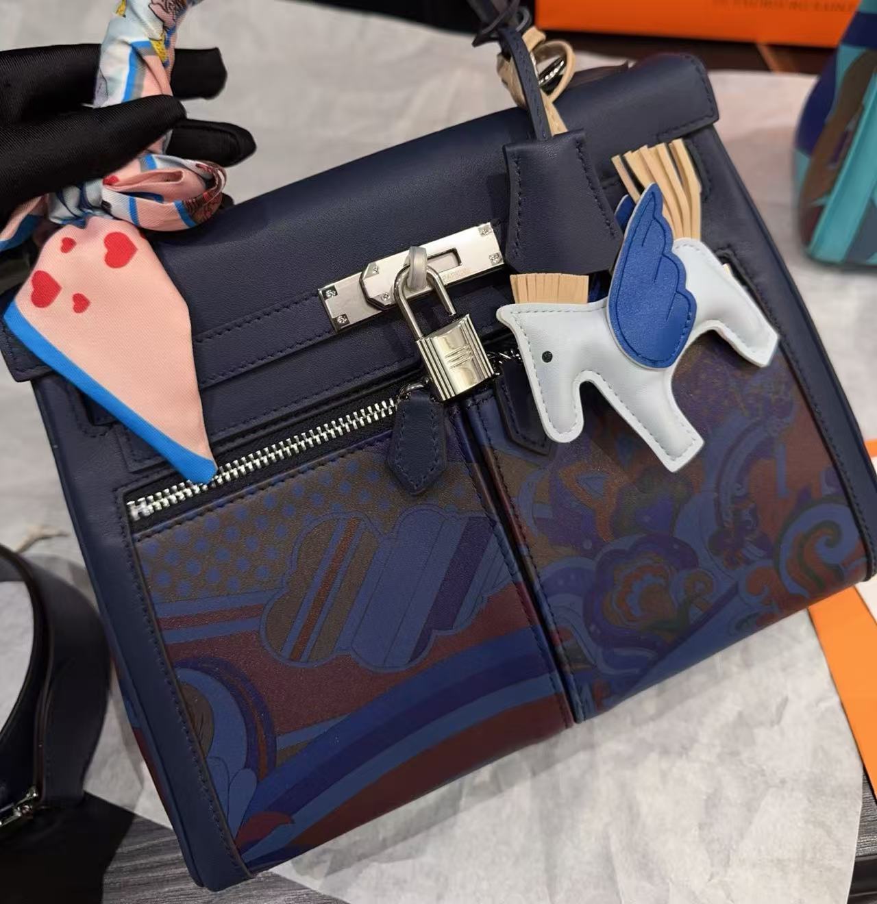 HERME5 高品質グラフィティハンドバッグ【50％割引+送料無料】