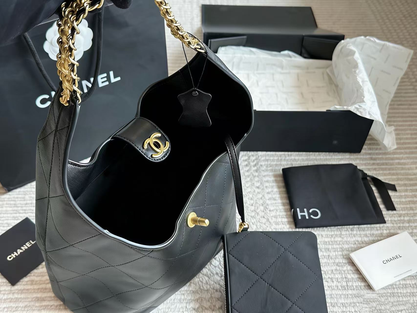 CHANE1 hoboバケットバッグ【50％割引+送料無料】