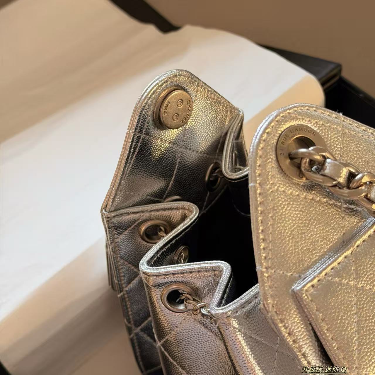 CHANE1 シルバー アンダーアームバッグ【50％割引+送料無料】