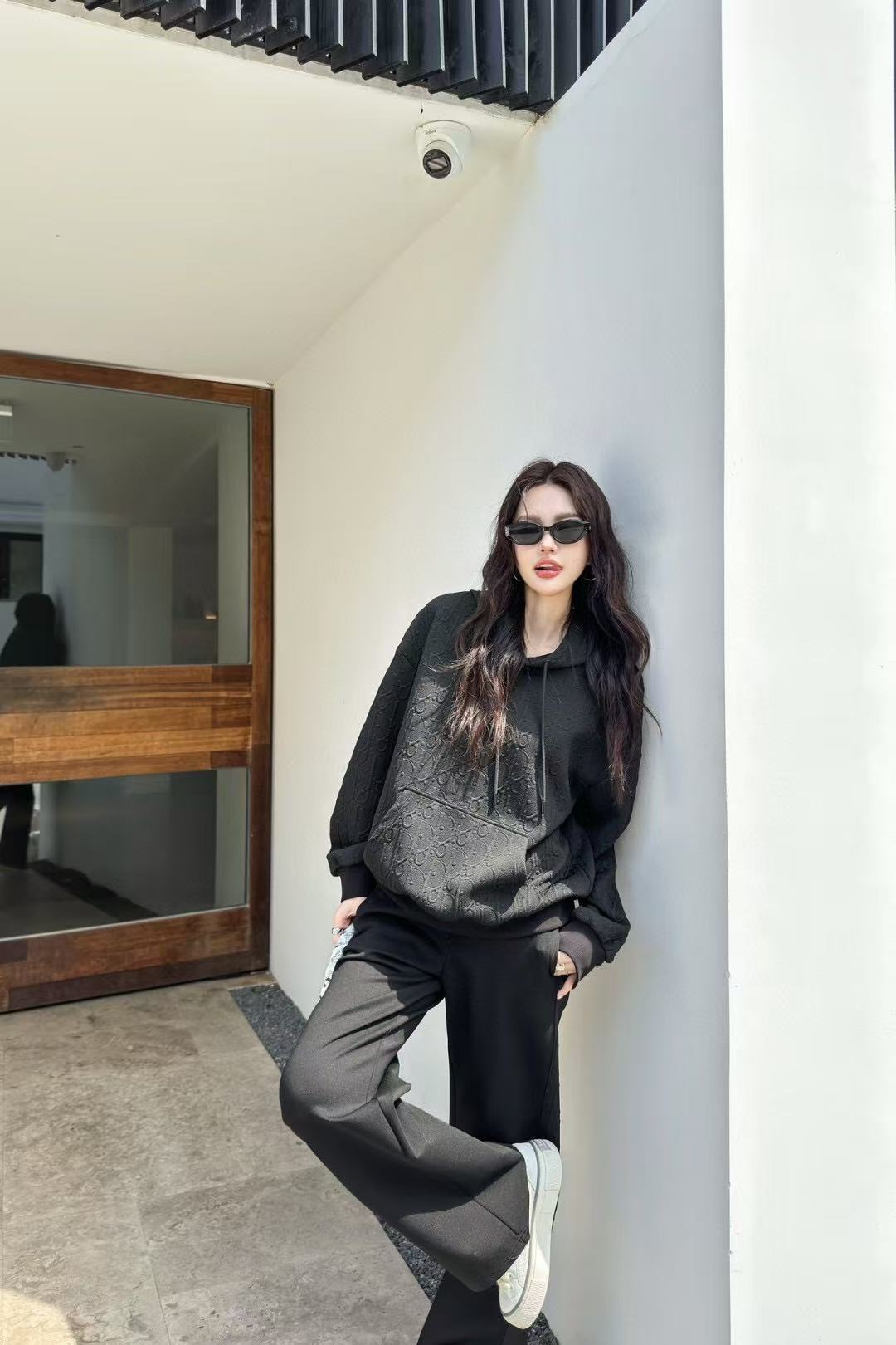 DIOR ジャカード フード付き カジュアルスーツ【50%割引+送料無料】