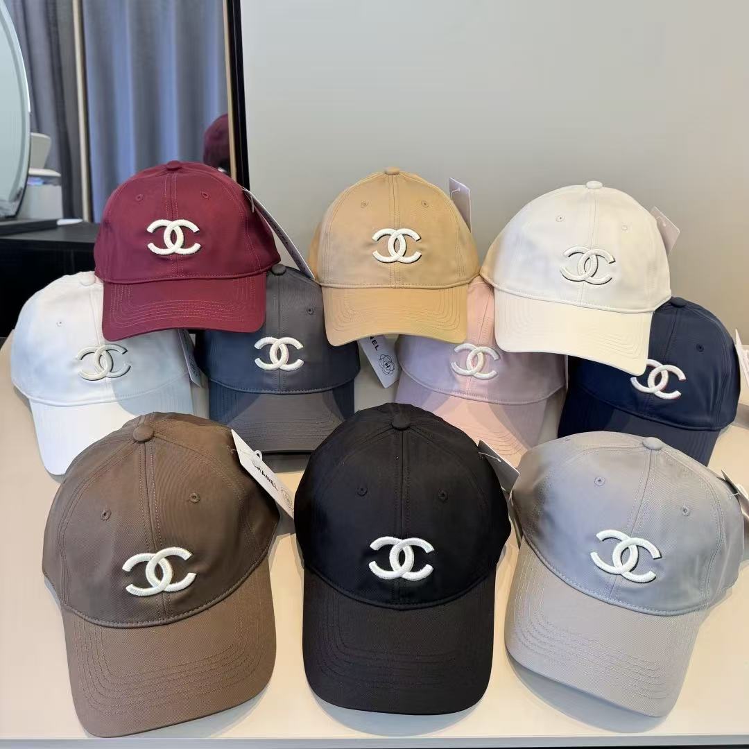 CHANE1 シンプルダブルCベースボールキャップ【50％割引+送料無料】