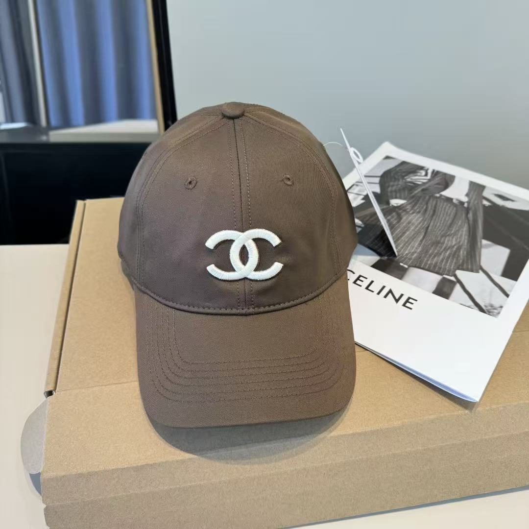 CHANE1 シンプルダブルCベースボールキャップ【50％割引+送料無料】