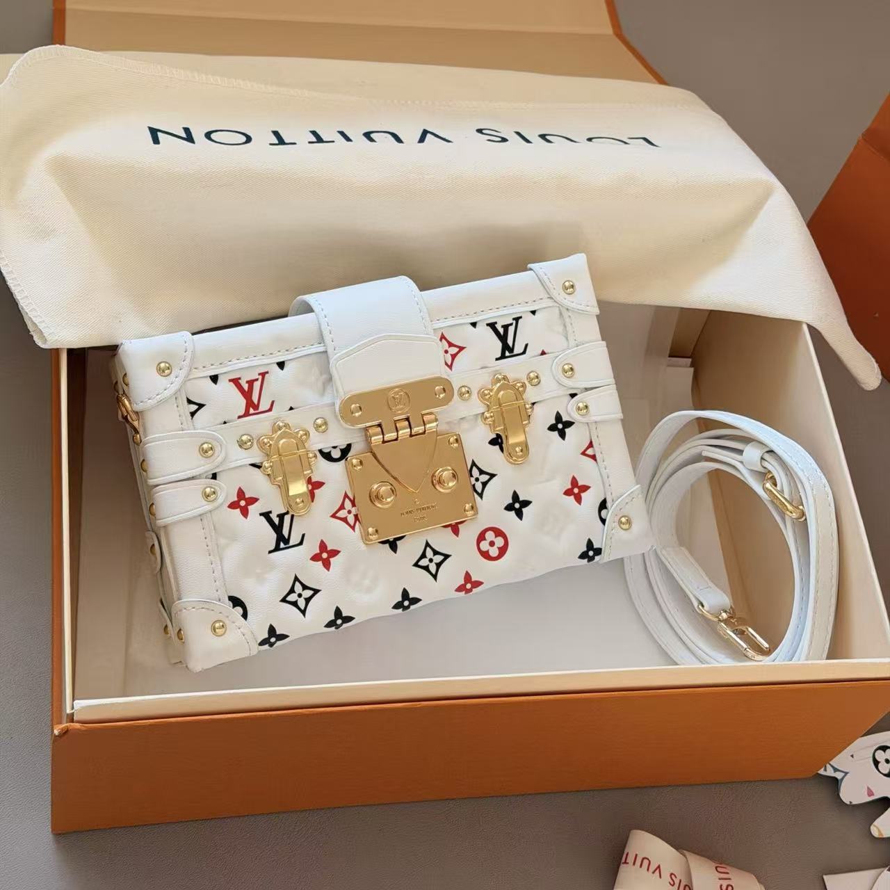 LVプリント ショルダー/クロスボディバッグ【50％割引+送料無料】