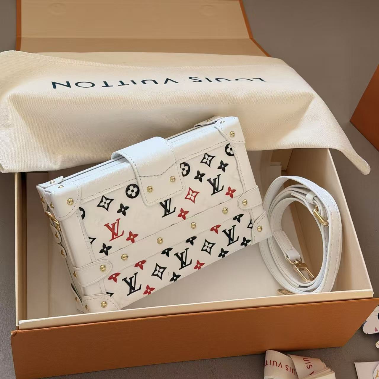 LVプリント ショルダー/クロスボディバッグ【50%割引+送料無料】