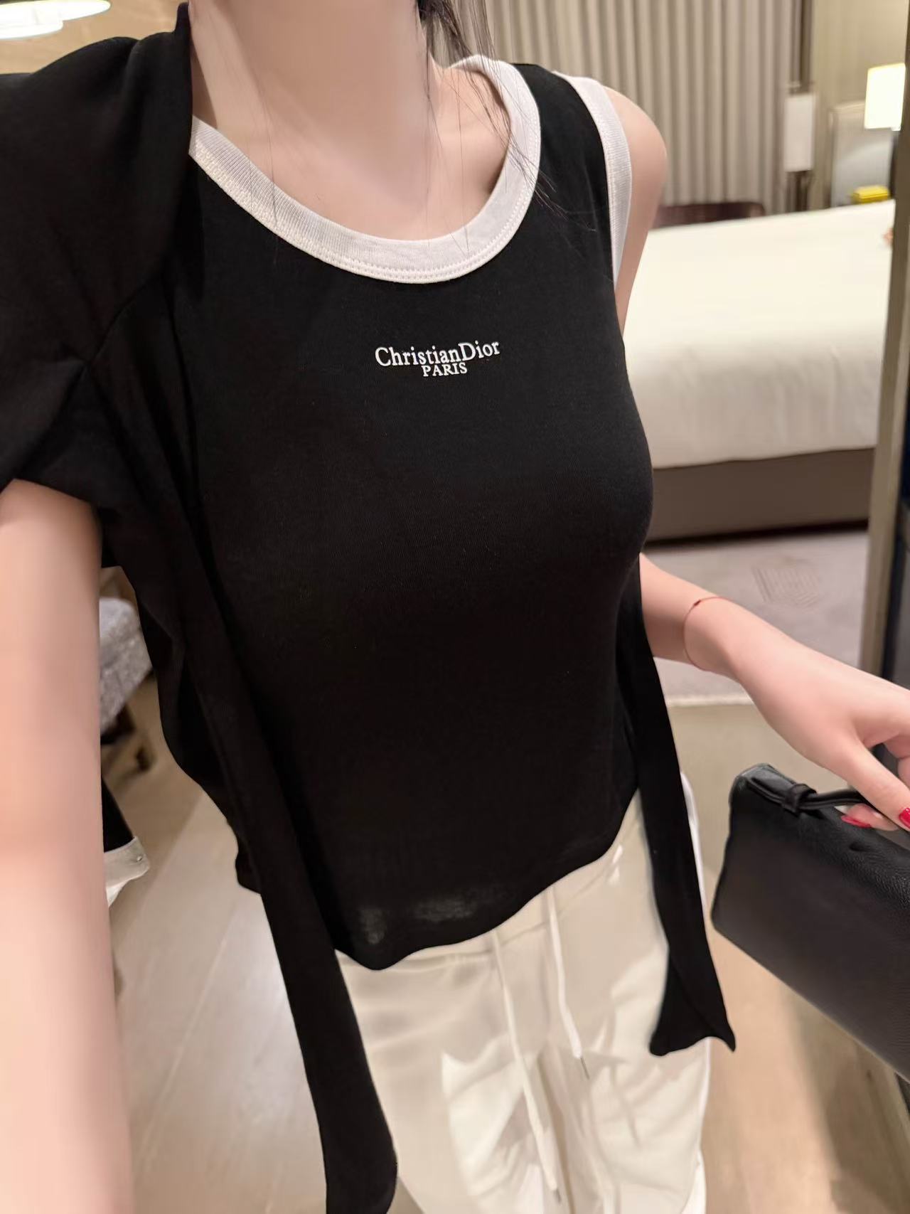 DIOR ウールベスト + カーディガン ツーピースセット【50％割引+送料無料】