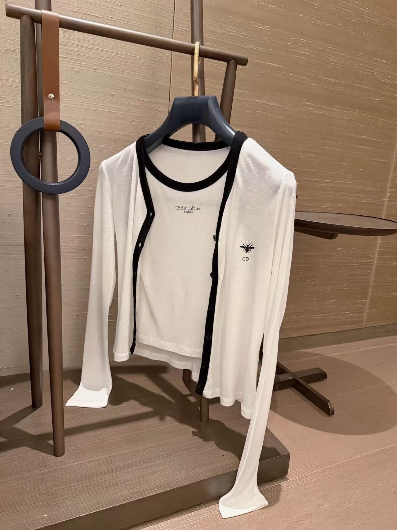 DIOR ウールベスト + カーディガン ツーピースセット【50％割引+送料無料】