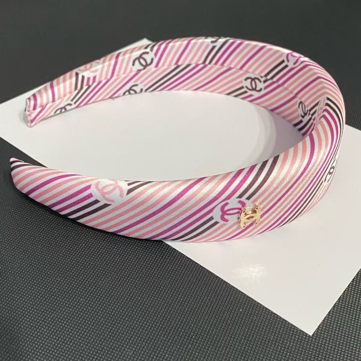 CHANE1 ダブルC ピンク ヘッドバンド【50%割引+送料無料】