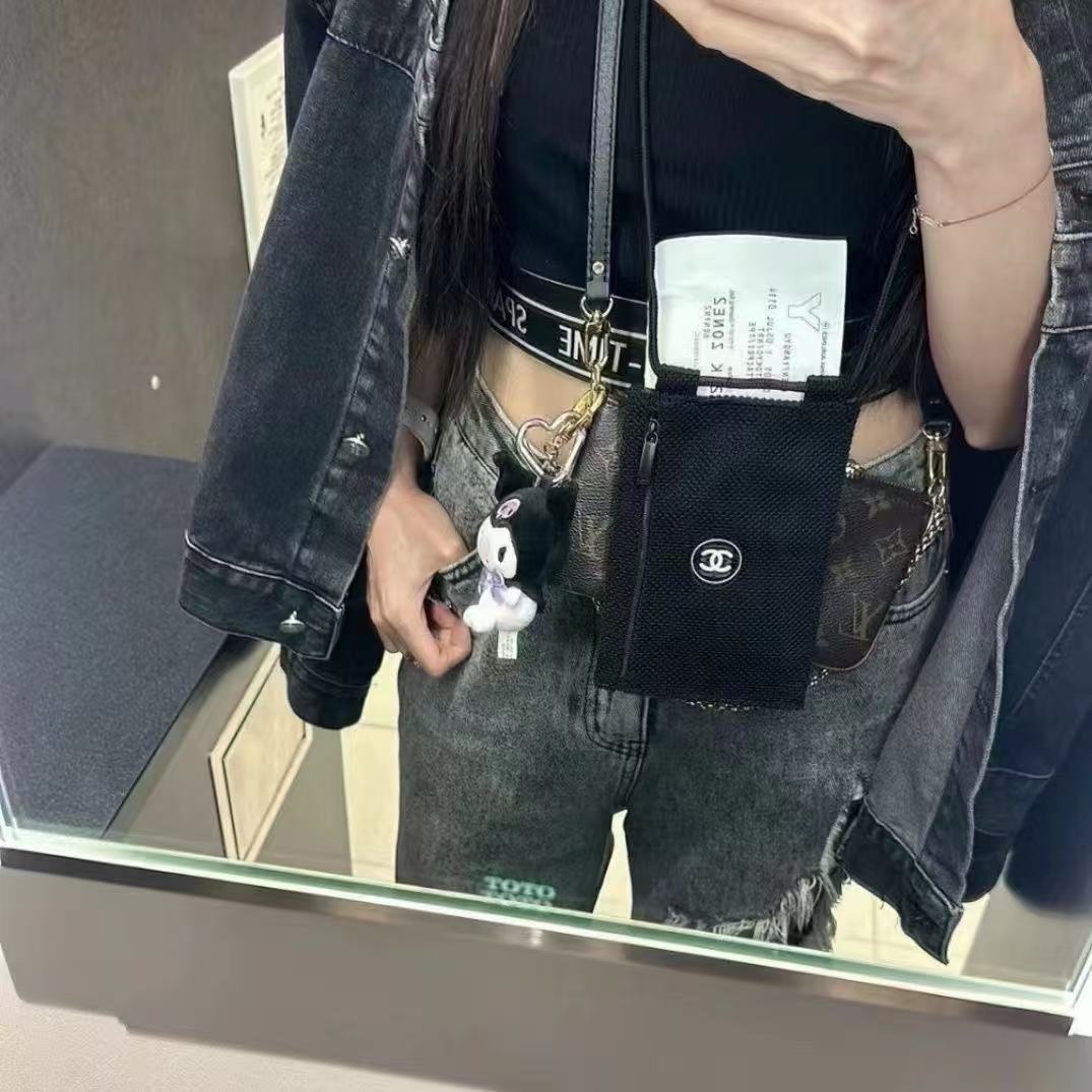 CHANE1 ダブルC ミニマリスト カードホルダー【50%割引+送料無料】