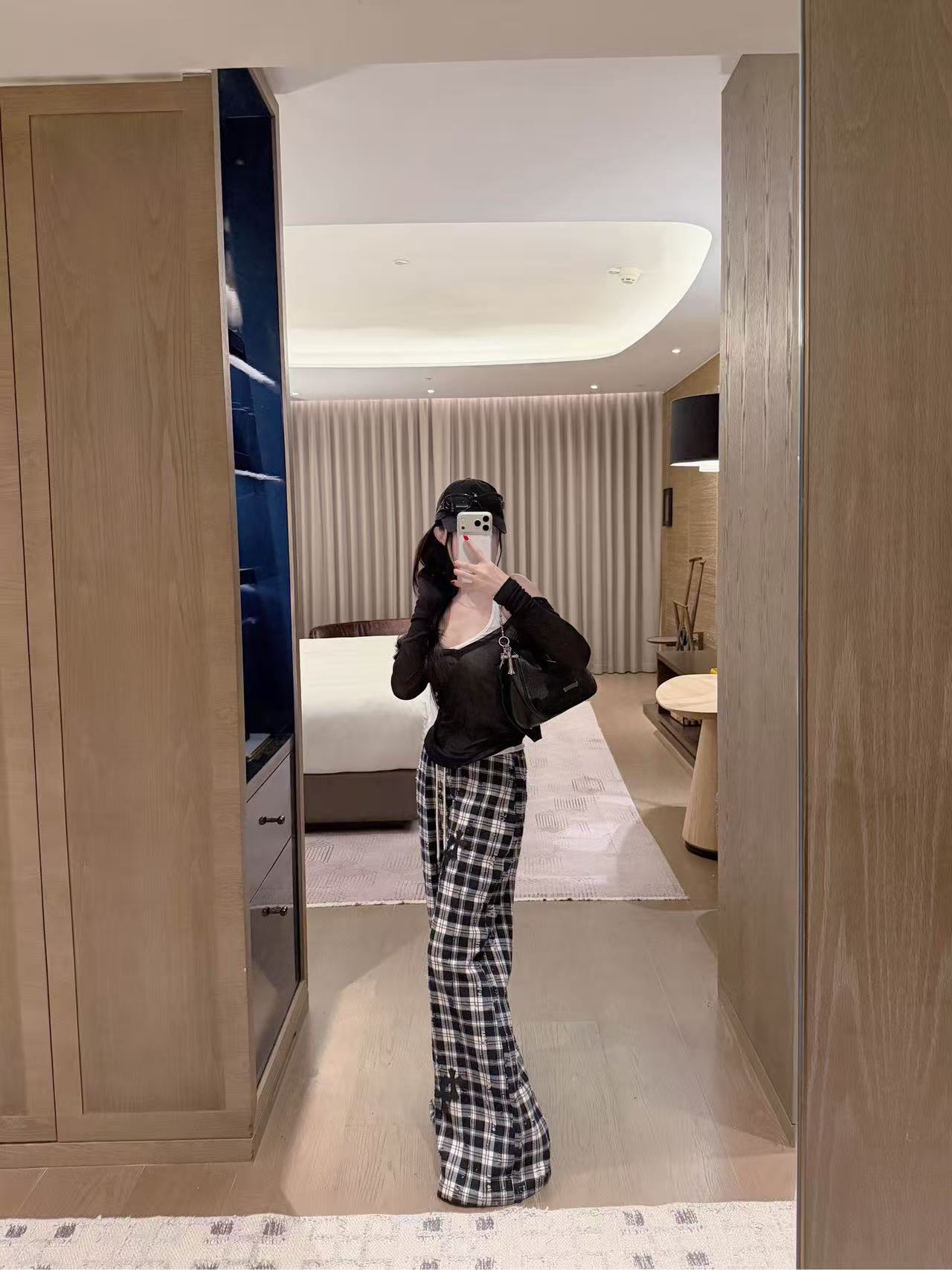 Chr0me Heartsチェック柄カジュアルパンツ【50％割引+送料無料】