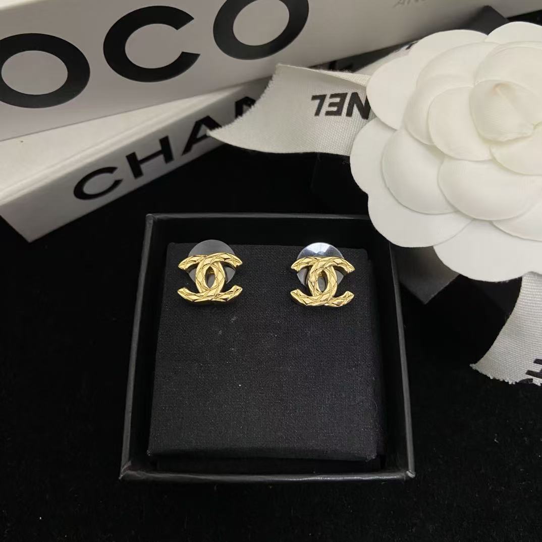 CHANE1 ダブルC イヤリング【50%割引+送料無料】
