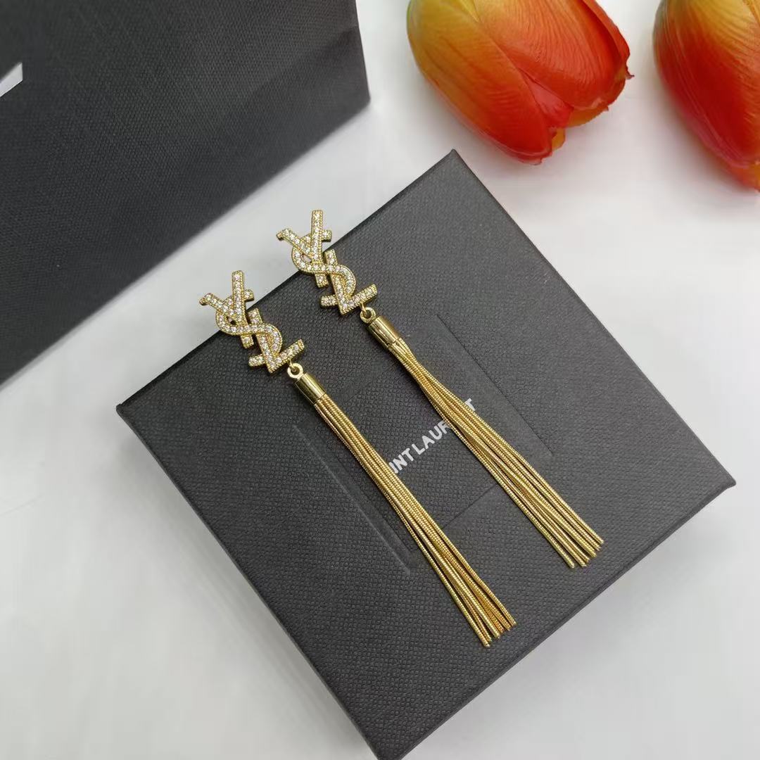 YSL タッセルイヤリング【50%割引+送料無料】