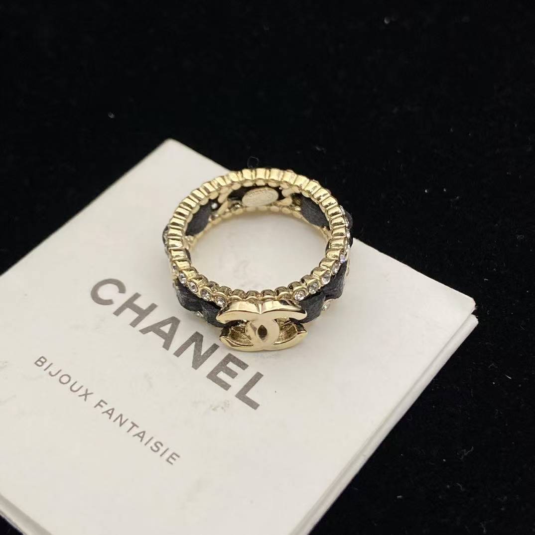CHANE1 ダブルCレザーリング【50%割引+送料無料】