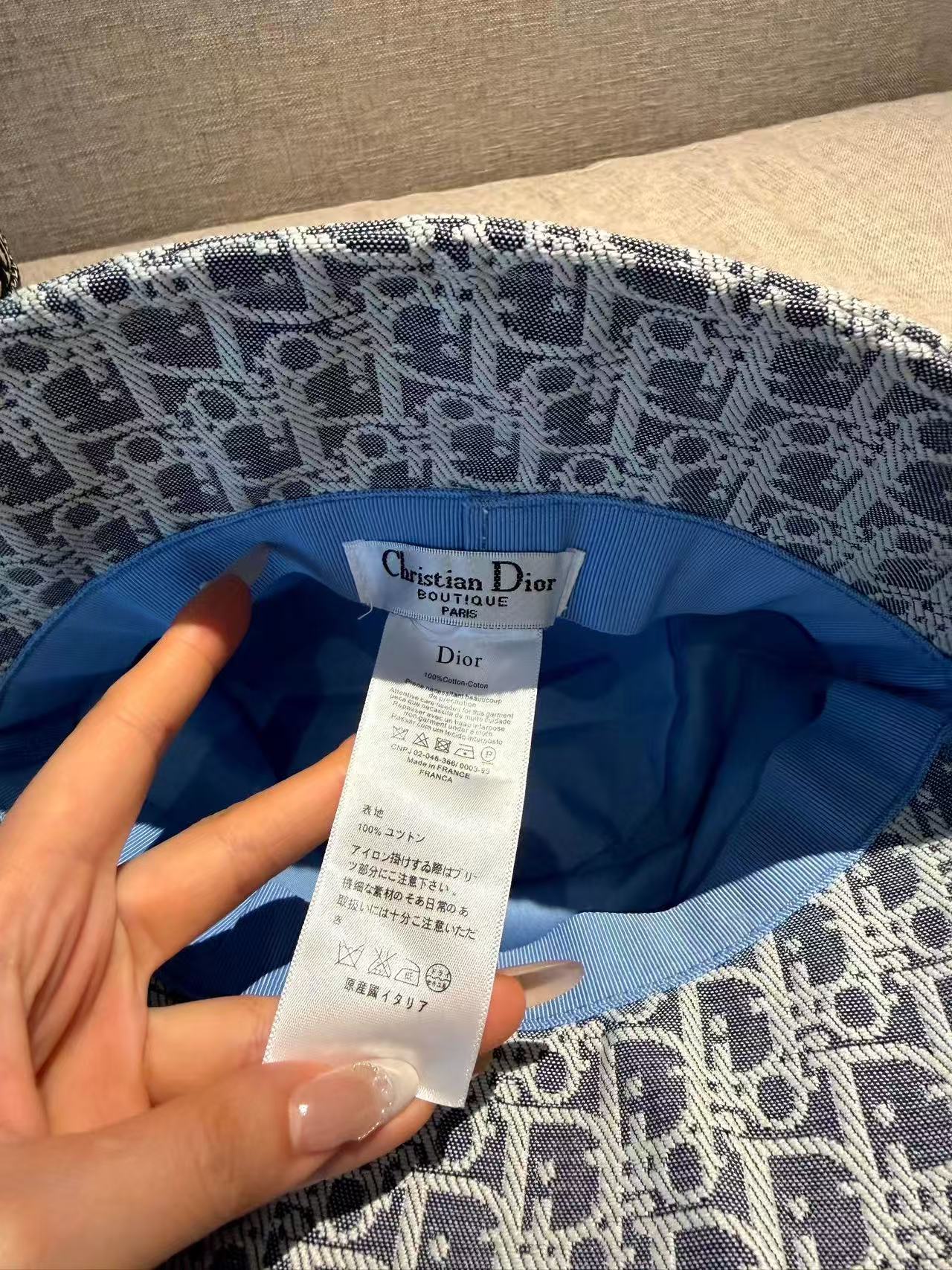 DIOR ジャカード バケットハット【50％割引+送料無料】