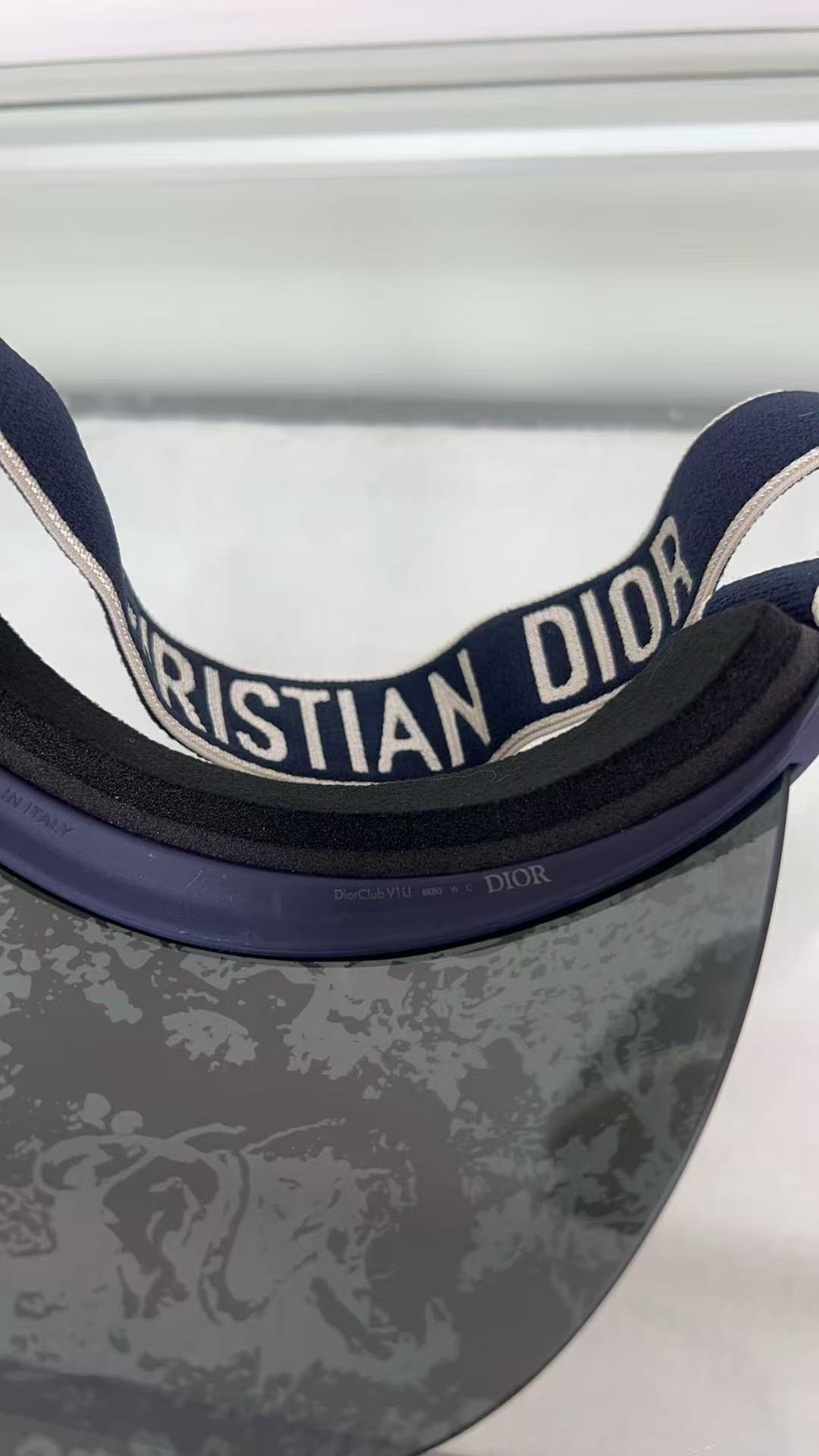 DIOR ロゴプリント オープントップバイザー【50％割引+送料無料】