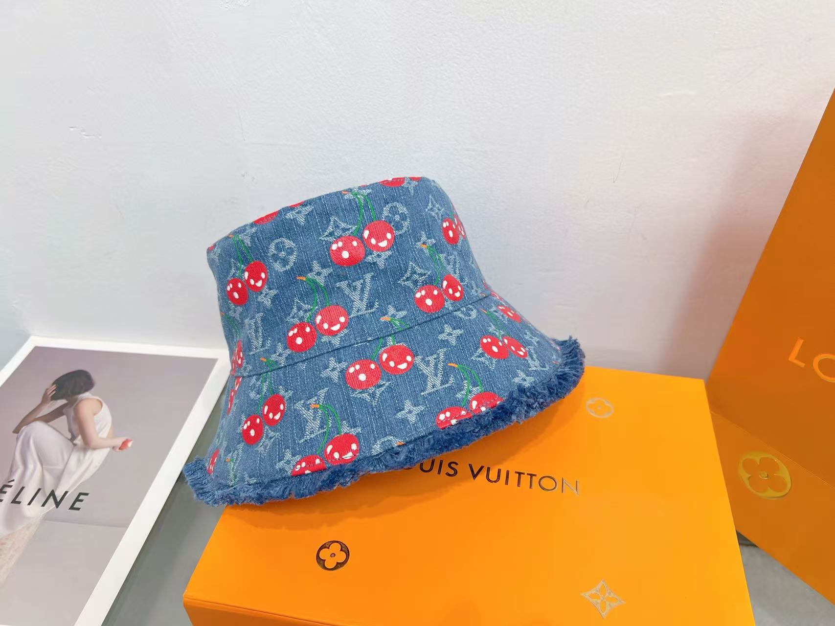 LV チェリー バケットハット【50％割引+送料無料】