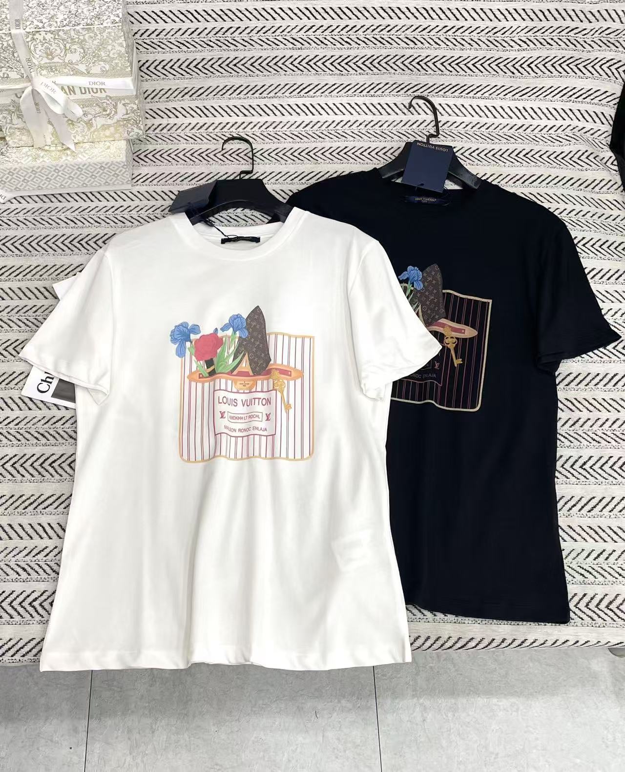 LV フラワーバッグ＆レタリングTシャツ【50％割引+送料無料】