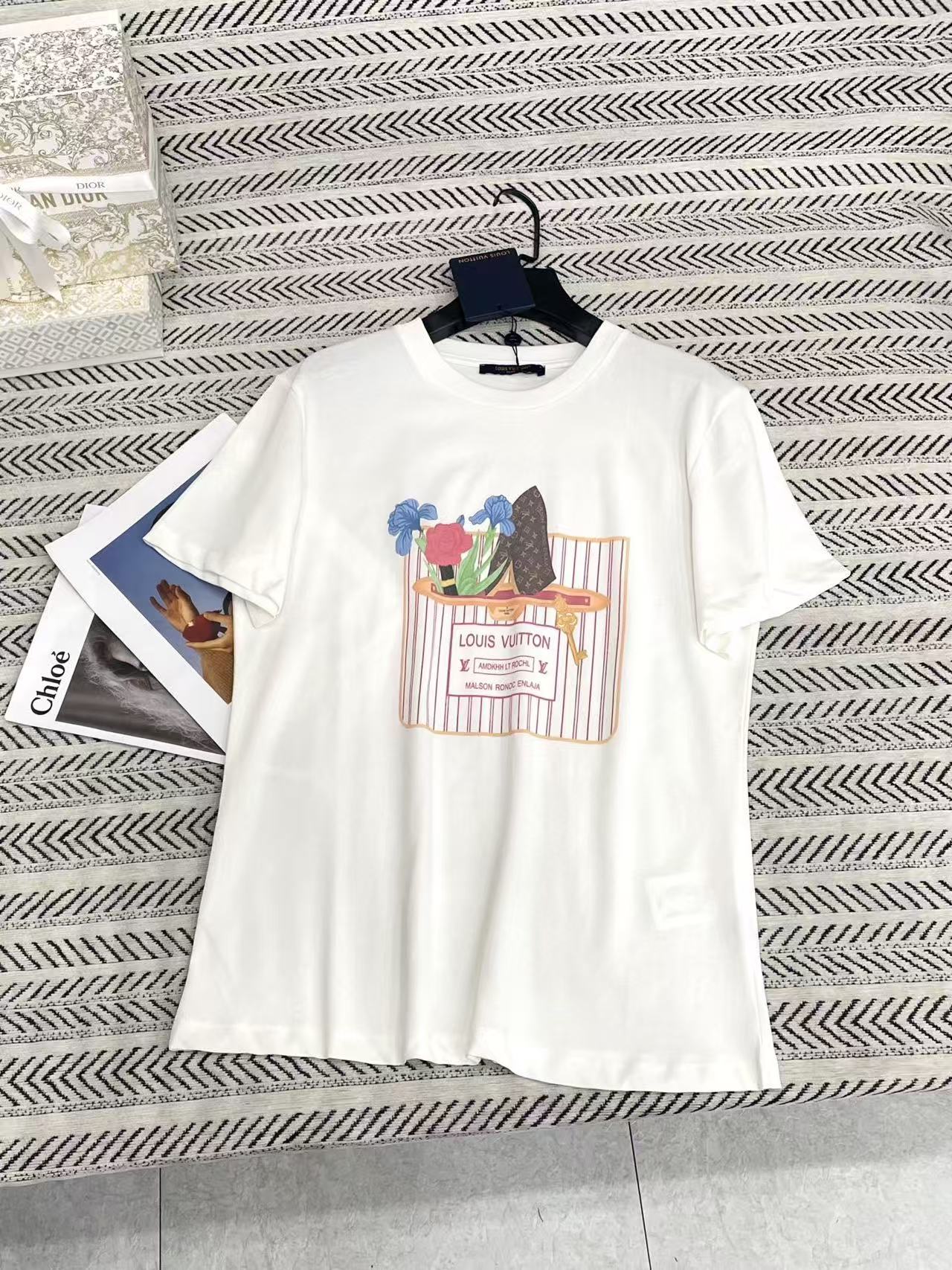 LV フラワーバッグ&レタリングTシャツ【50%割引+送料無料】