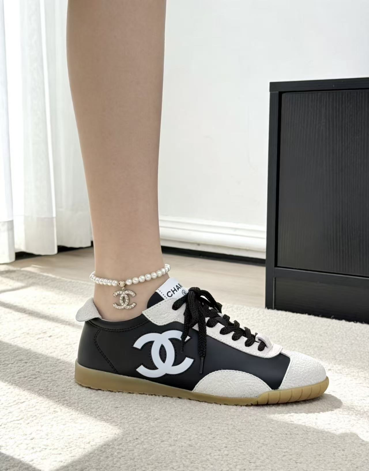 CHANEL 高品質 ダブルC カジュアルシューズ【50％割引+送料無料】
