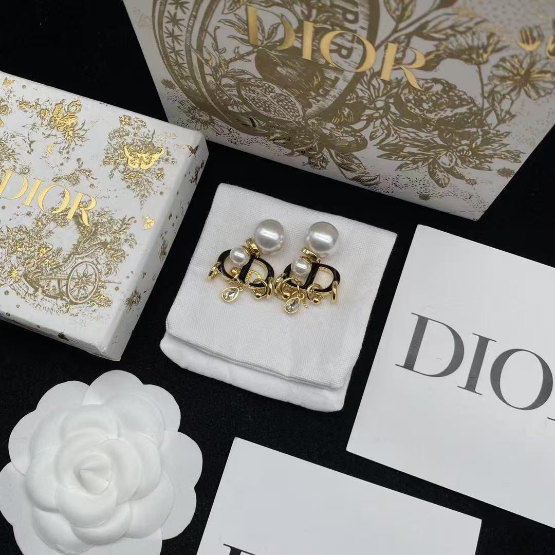 DIOR パール スタッドピアス・ブレスレット・ネックレス 3点セット【 50%割引+送料無料】