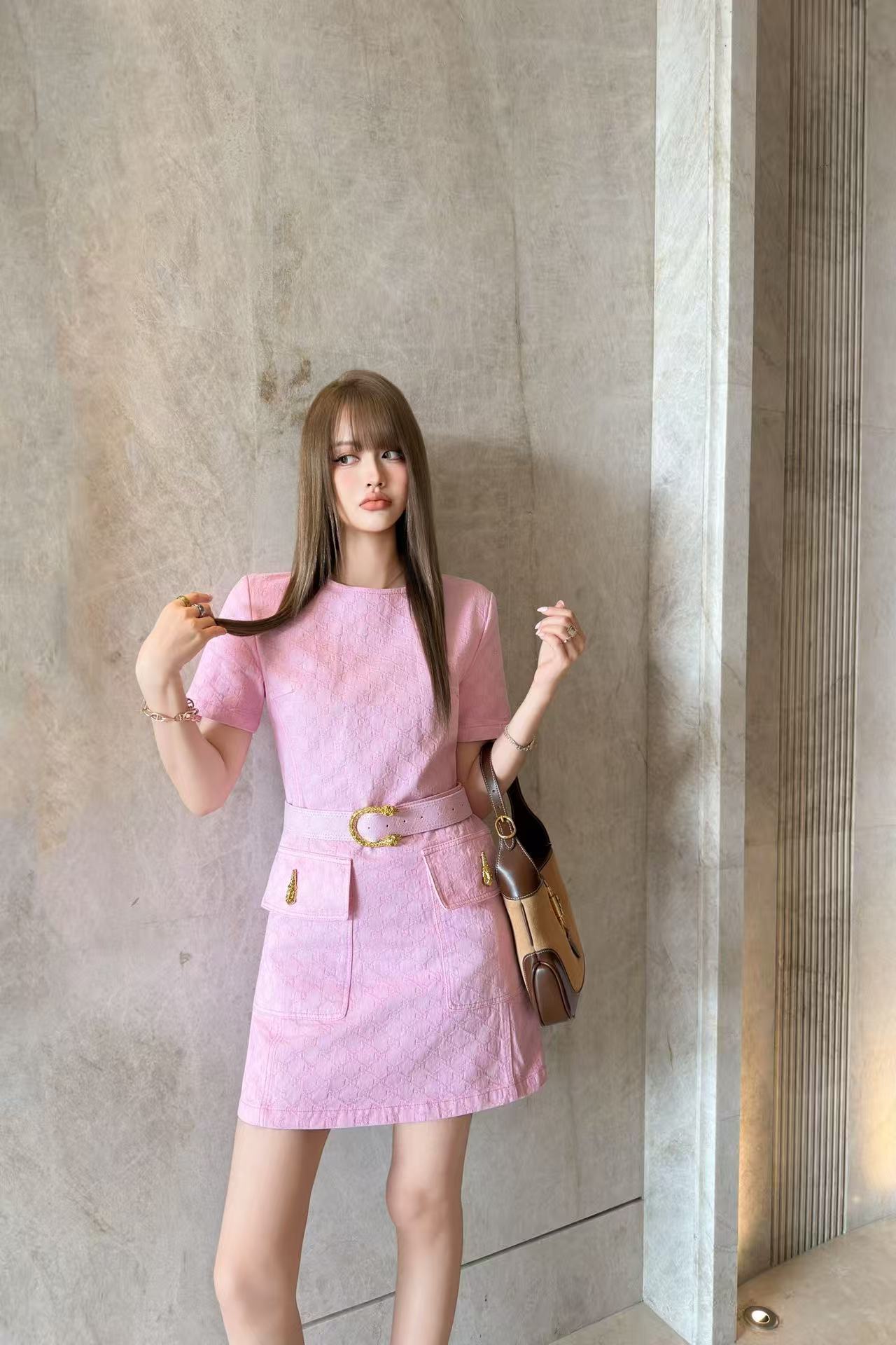 GUCCI ジャカードデニムドレス【50％割引+送料無料】