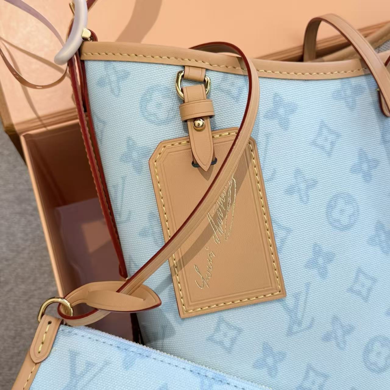 LV Carryallキャンバス地の脇下バッグ【50%割引+送料無料】