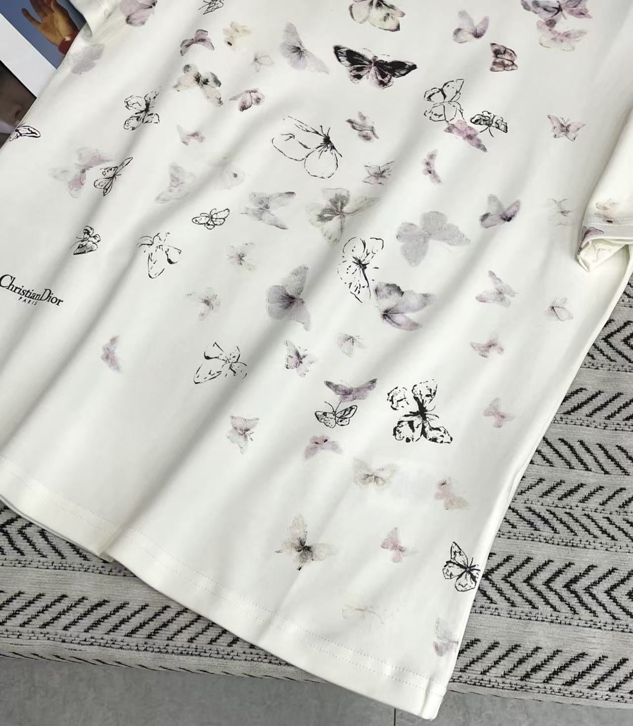 DIOR バタフライ Tシャツ【50%割引+送料無料】