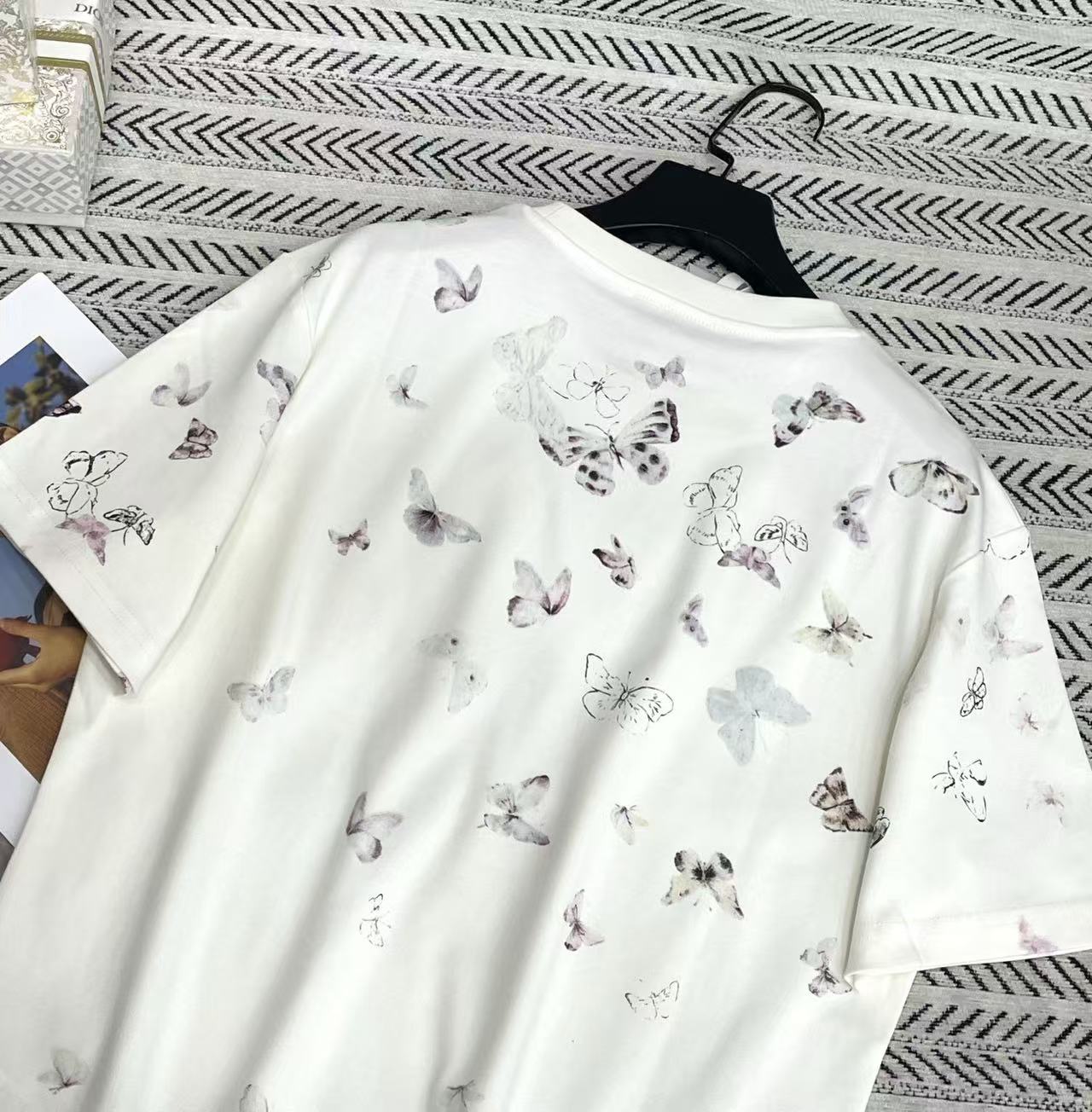 DIOR バタフライ Tシャツ【50%割引+送料無料】