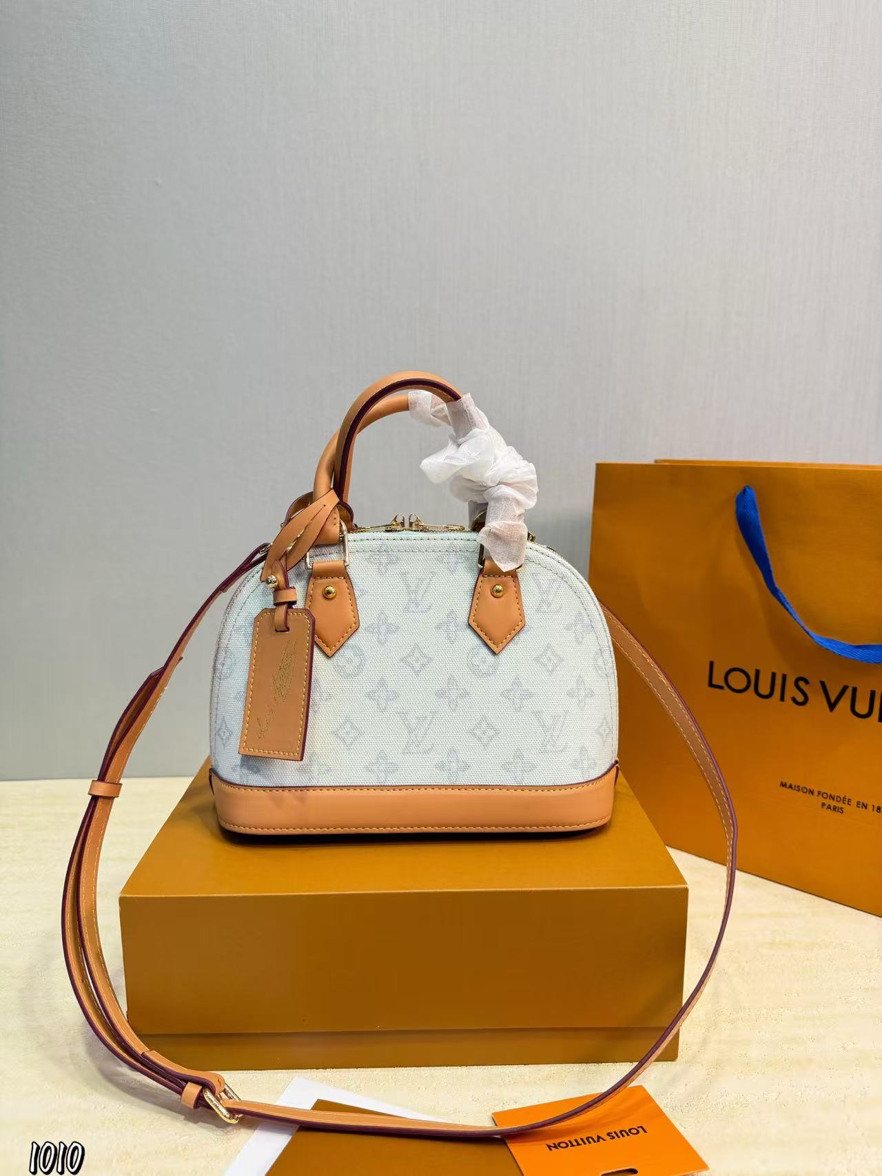 LVプリント シェルバッグ【50％割引+送料無料】