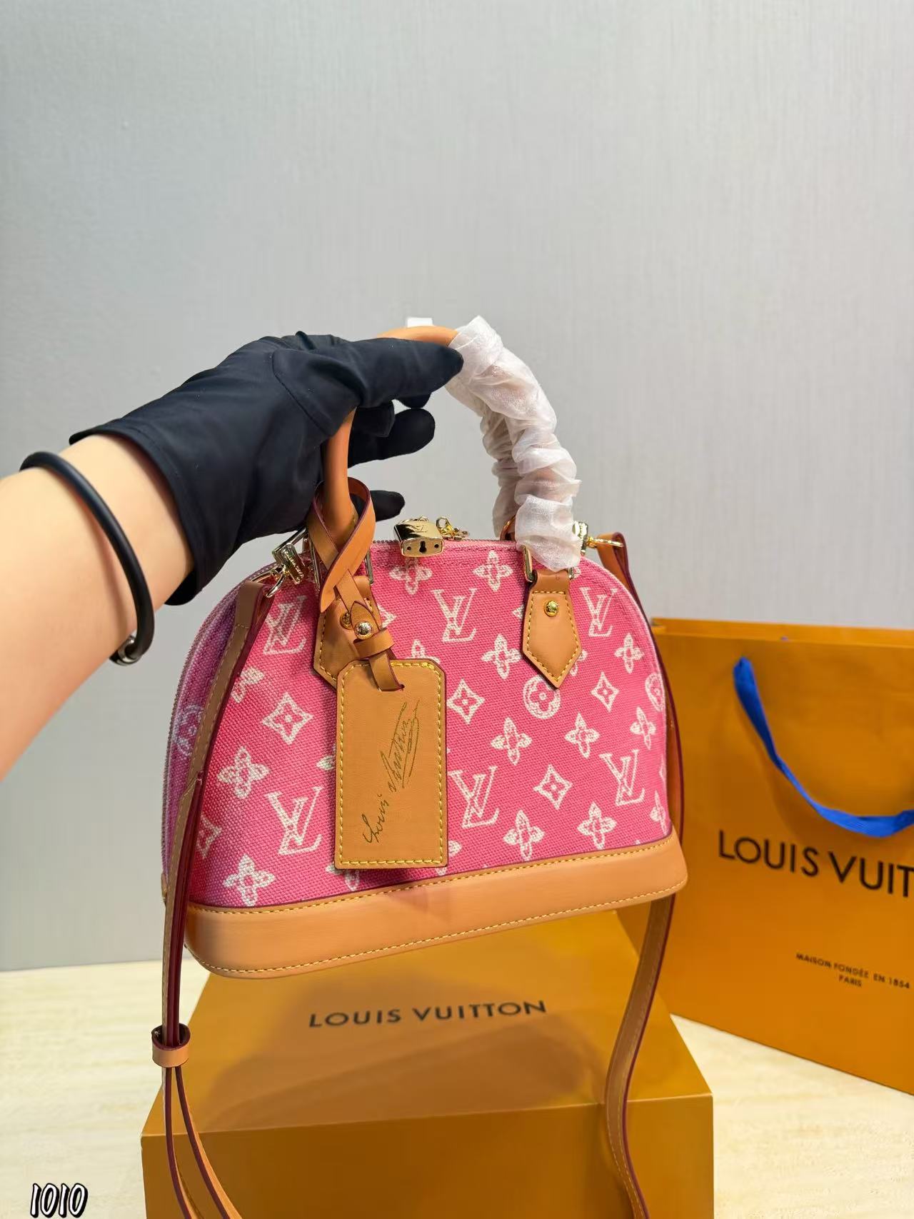 LVプリント シェルバッグ【50％割引+送料無料】
