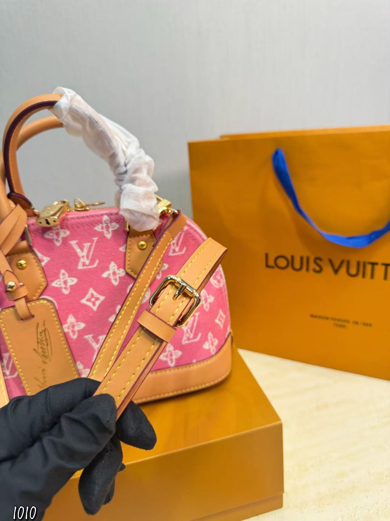 LVプリント シェルバッグ【50％割引+送料無料】
