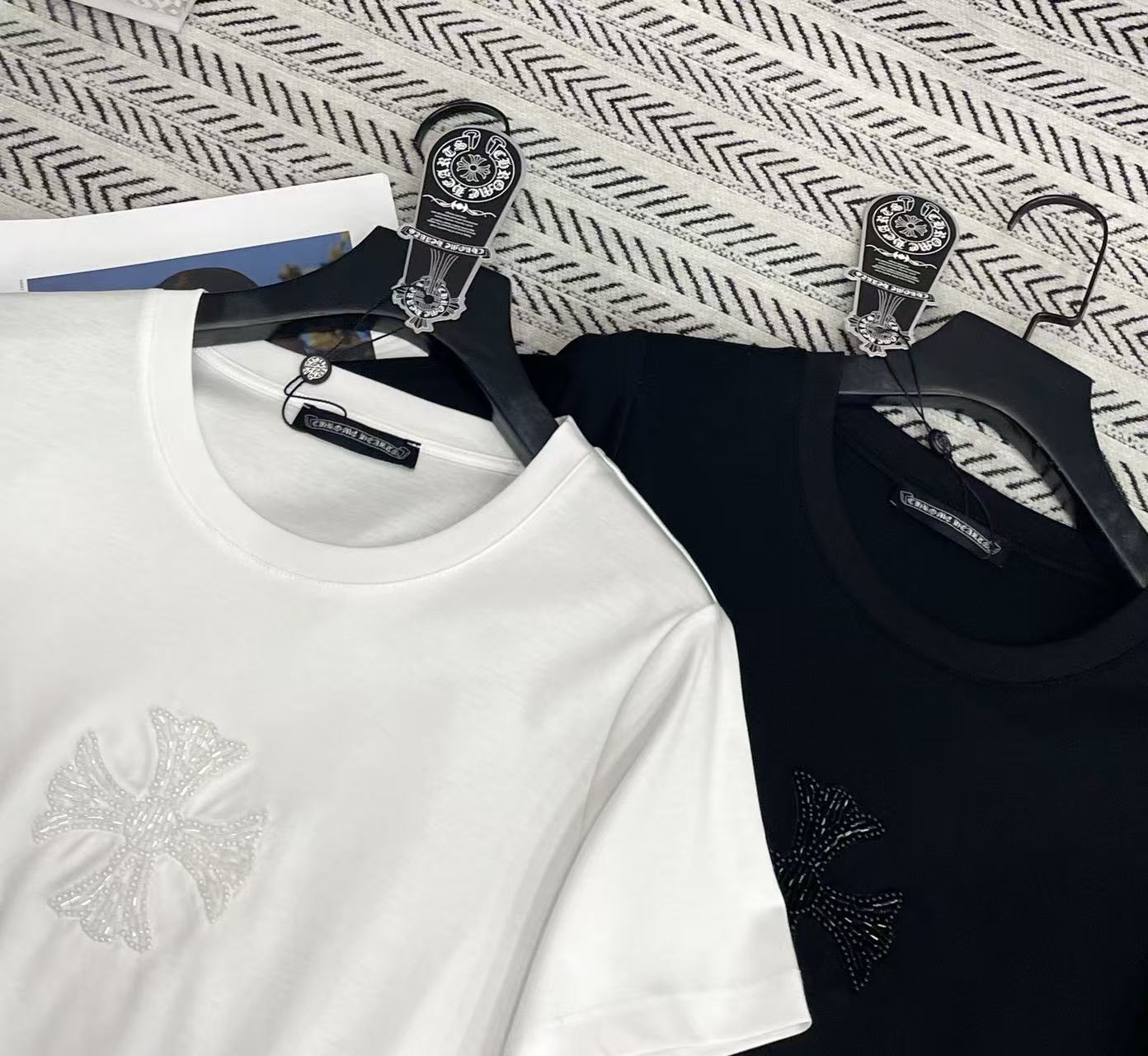 Chr0me Hearts ビーズロゴTシャツ【50%割引+送料無料】