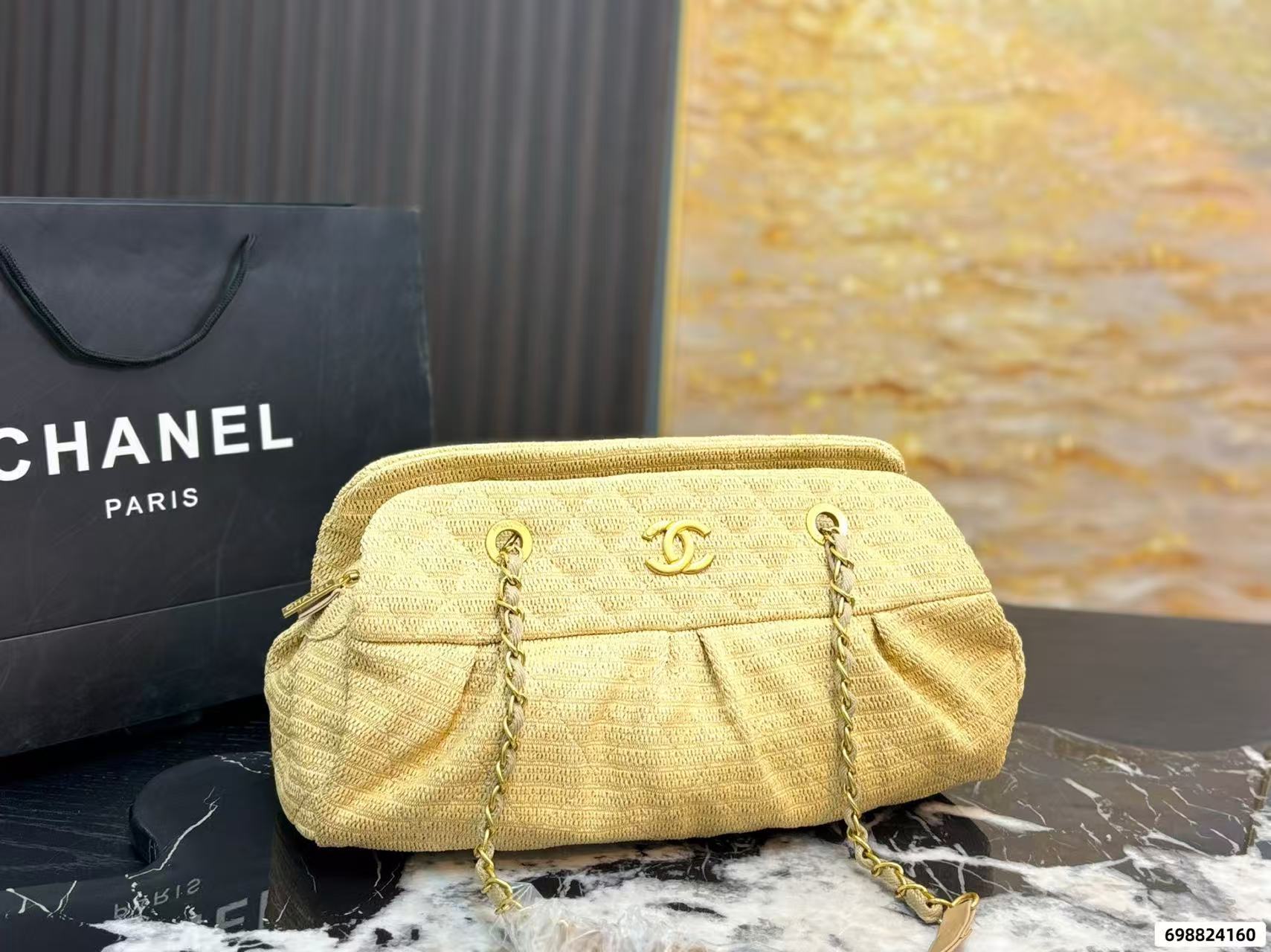 CHANE1 キルティングチェーンバッグ【 50％割引+送料無料】