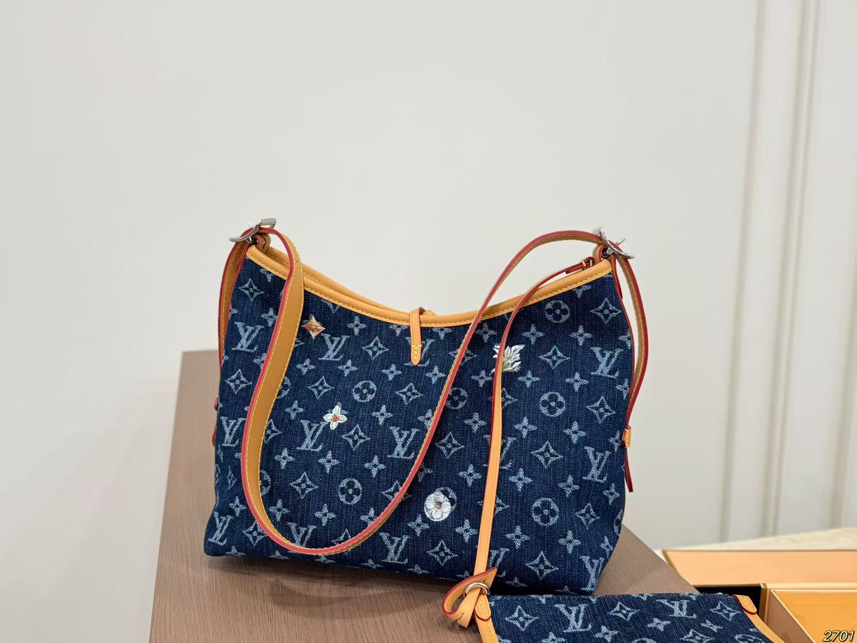 LV Capucinesデニムショッピングバッグ【 50%割引+送料無料】