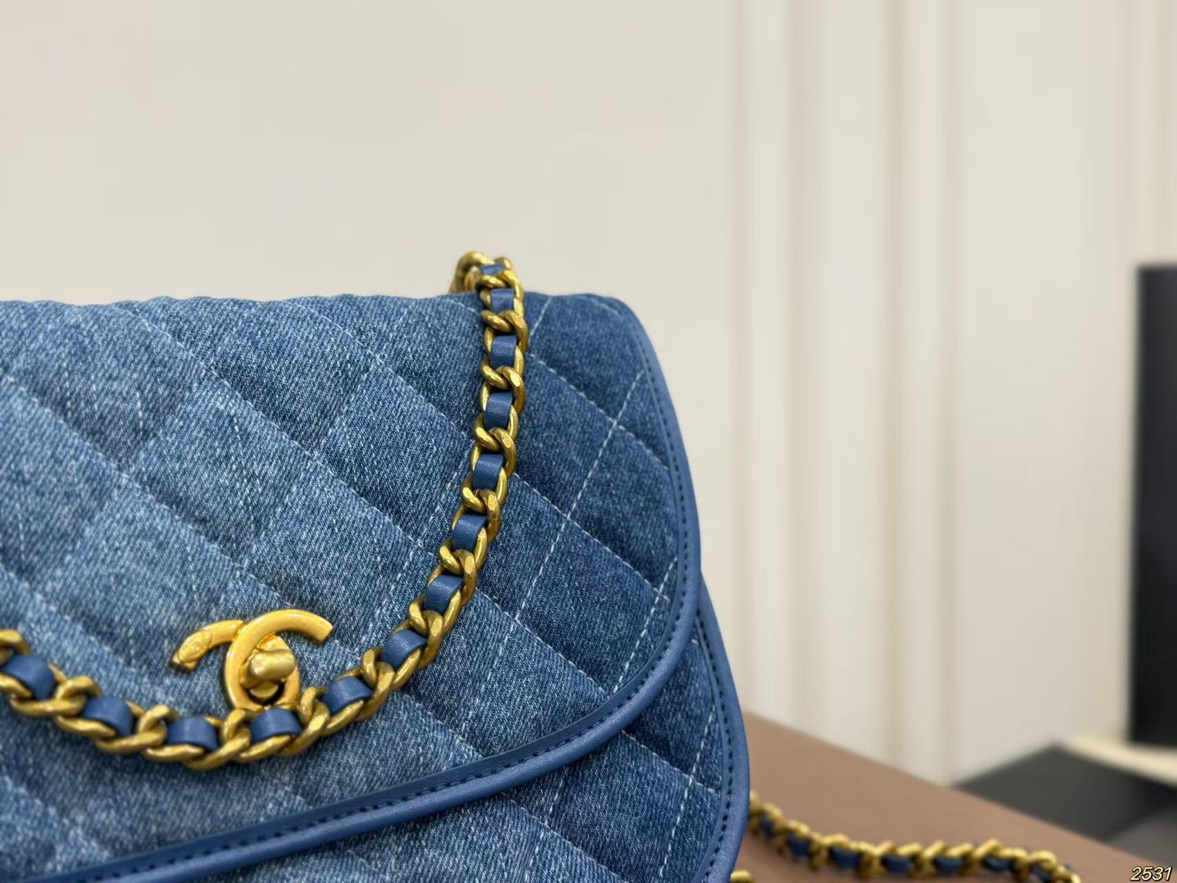 LV グラデーションデニム・サドルバッグ【 50％割引+送料無料】