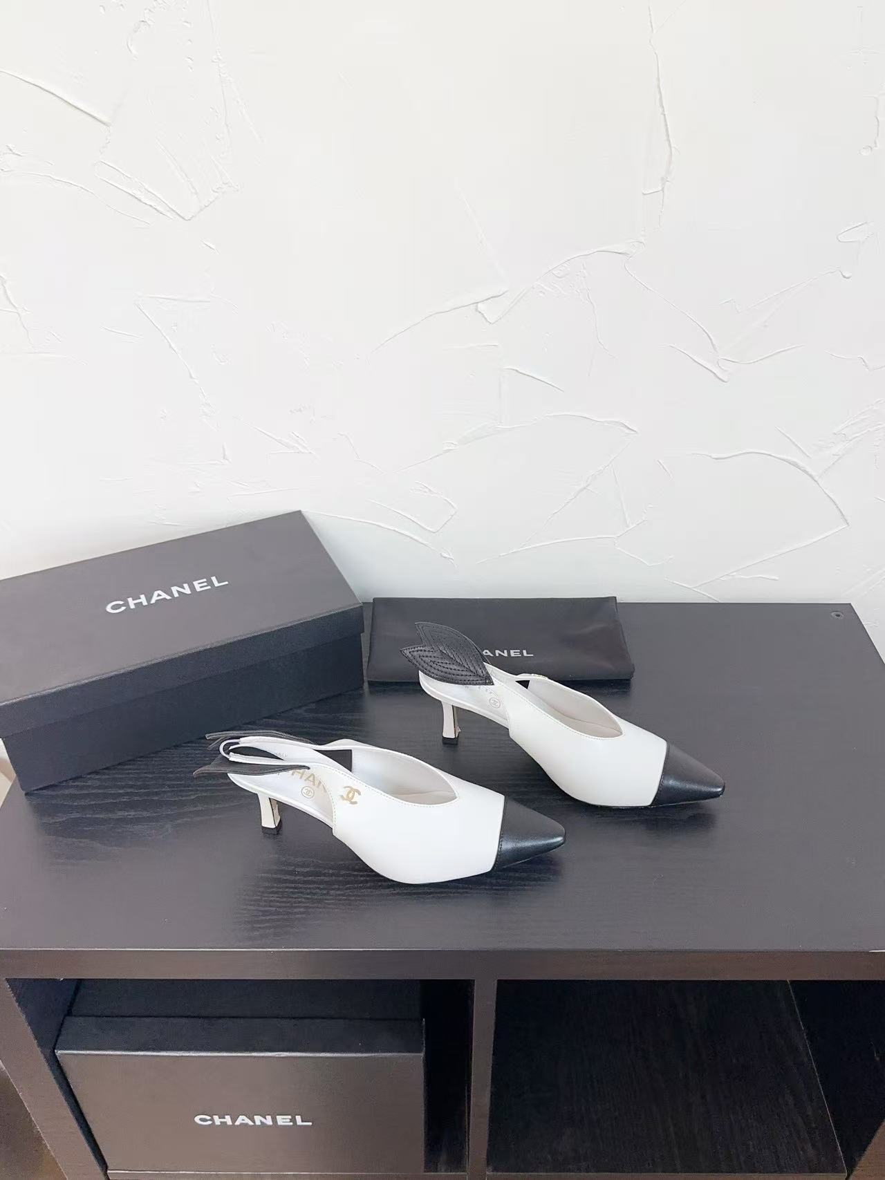 CHANE1 高品質カラーブロックローヒールシューズ【50％割引+送料無料】