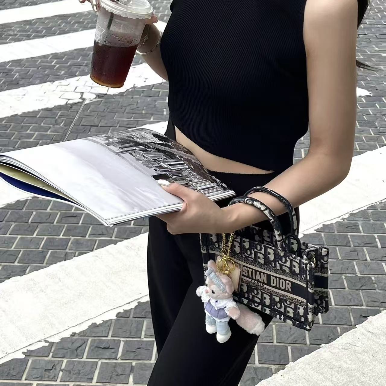 DI0R book toteハンドバッグ【50％割引+送料無料】