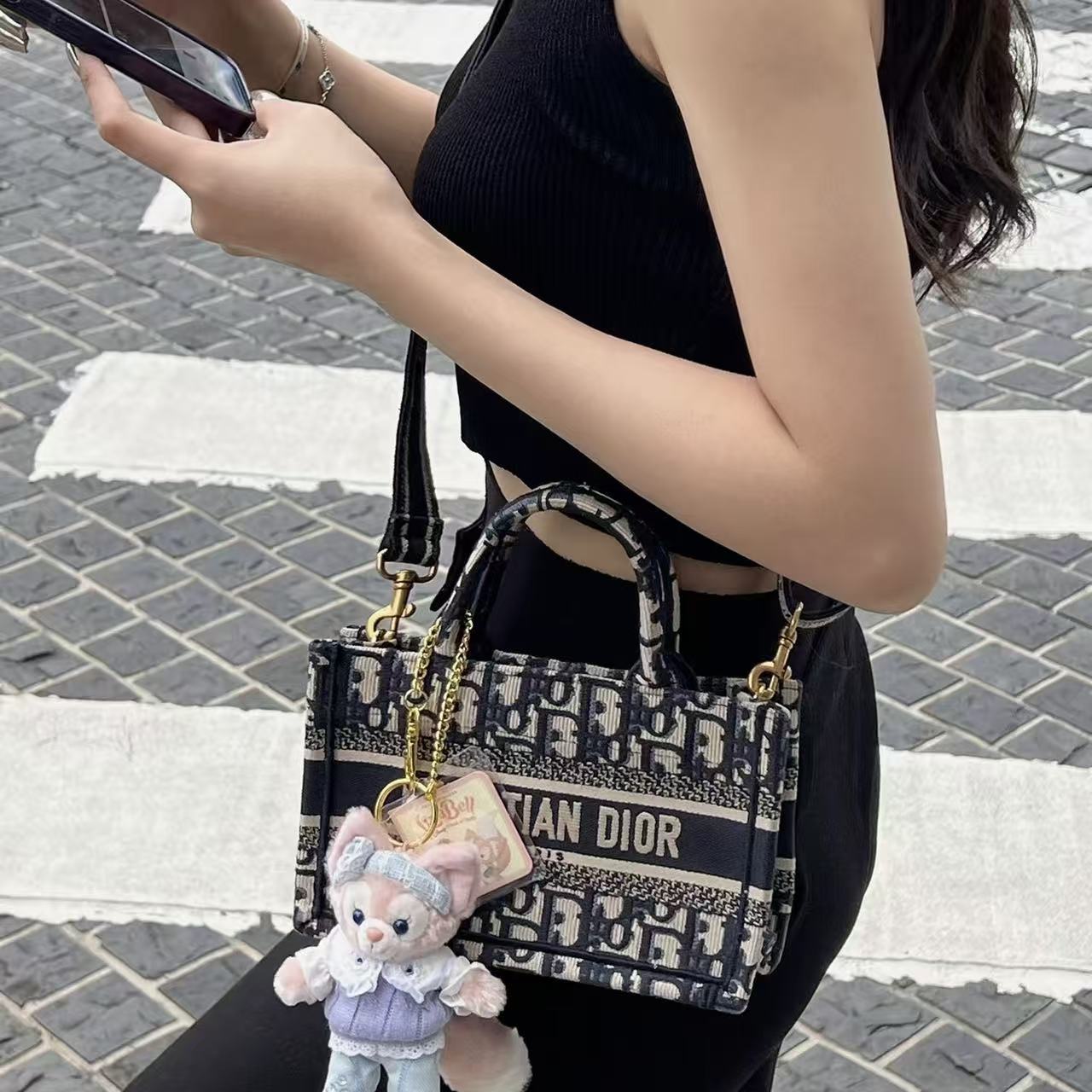 DI0R book toteハンドバッグ【50％割引+送料無料】