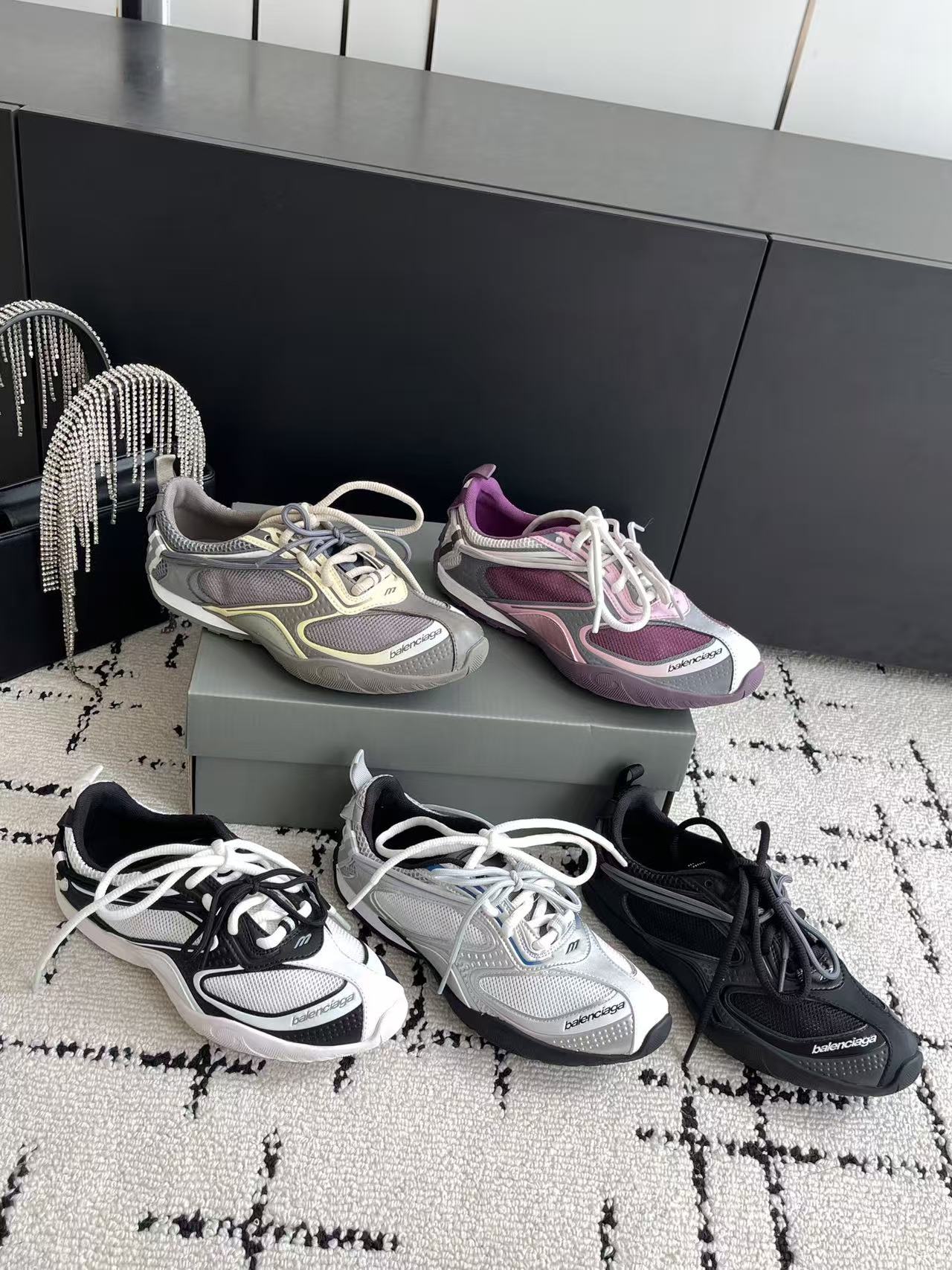 BALENC1AG 高品質レースアップカジュアルシューズ【50％割引+送料無料】
