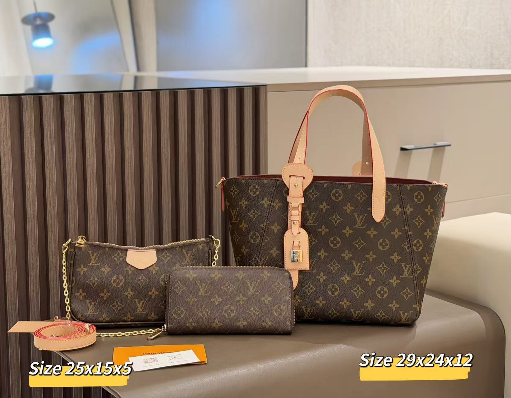 【LV 】コンビネーション3点セット【50％割引+送料無料】X1006