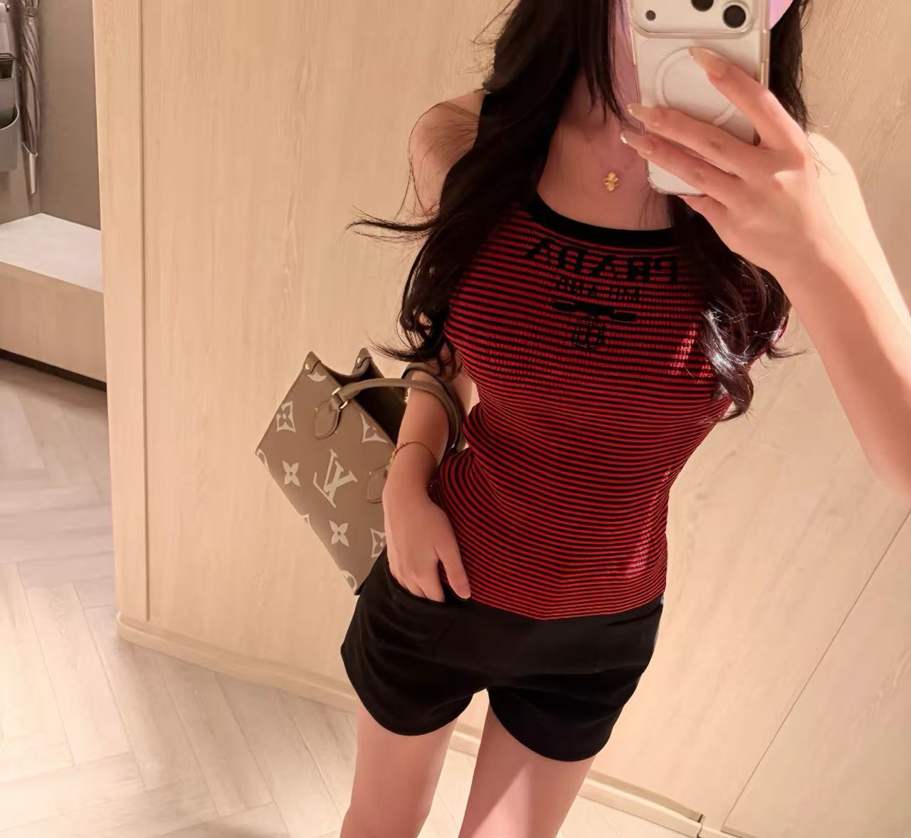 PR4DA ストライプレターベストTシャツ【50％割引+送料無料】