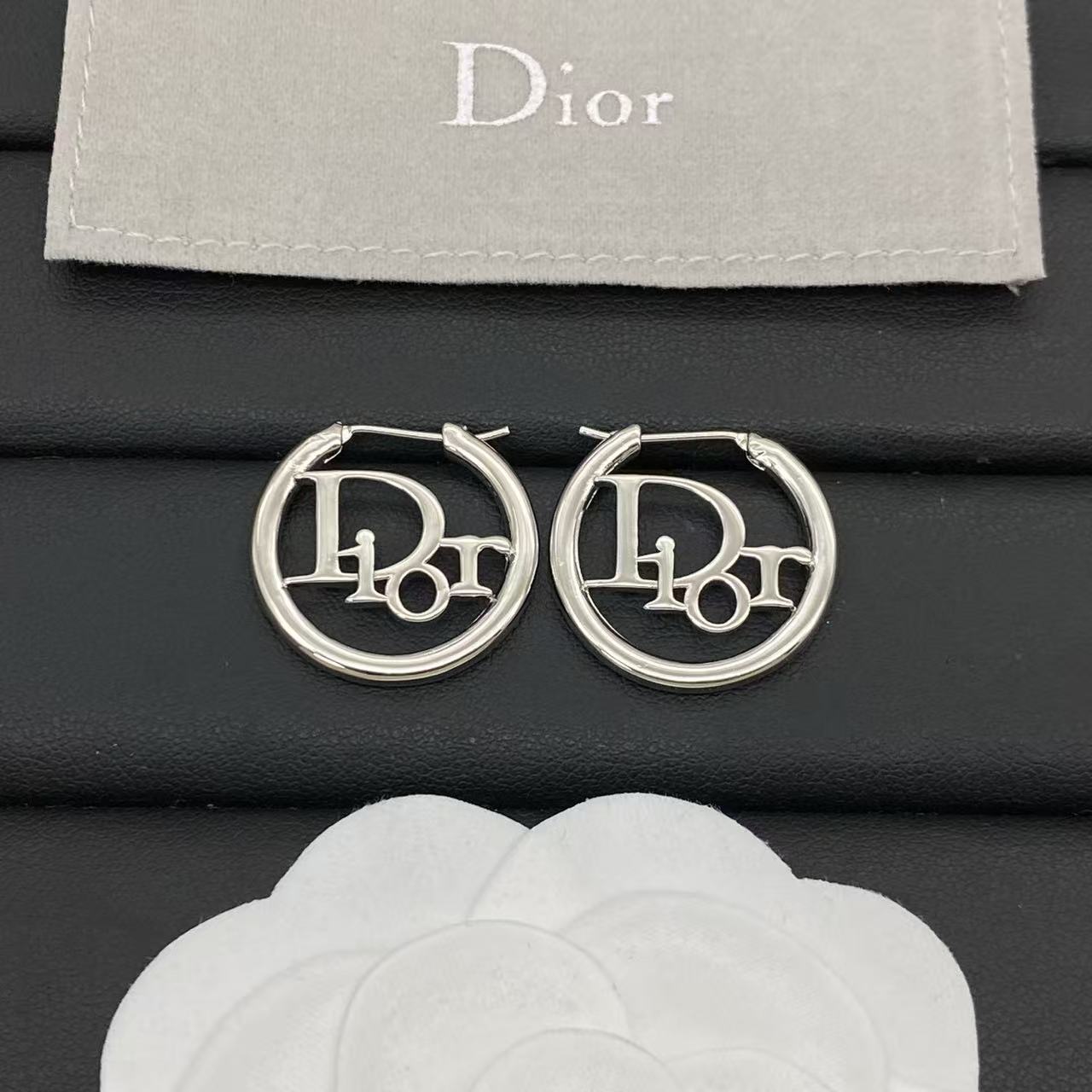 DI0Rシンプルな文字のイヤリング【50％割引+送料無料】