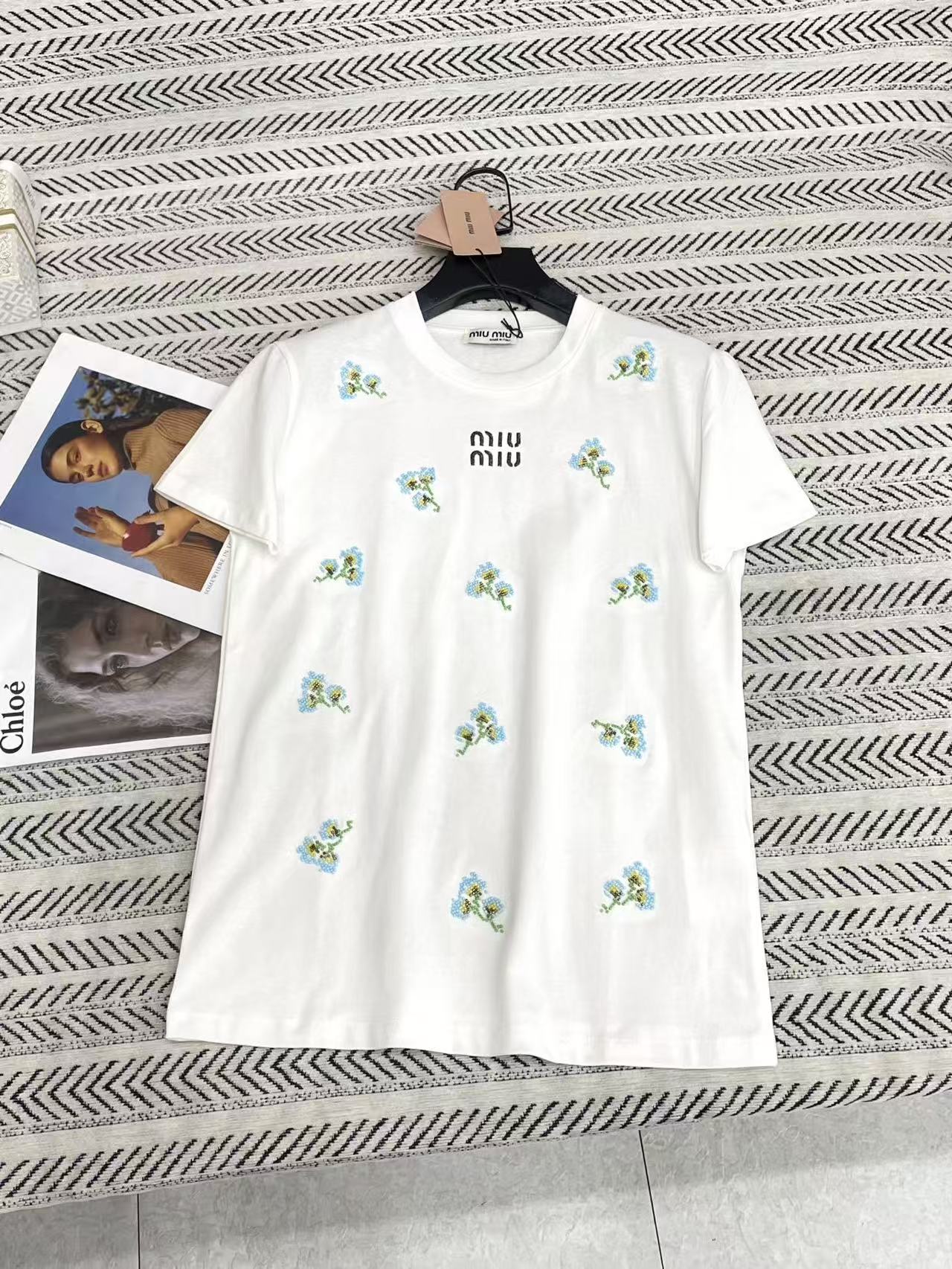 M1UM1U プリントTシャツ【50％割引+送料無料】