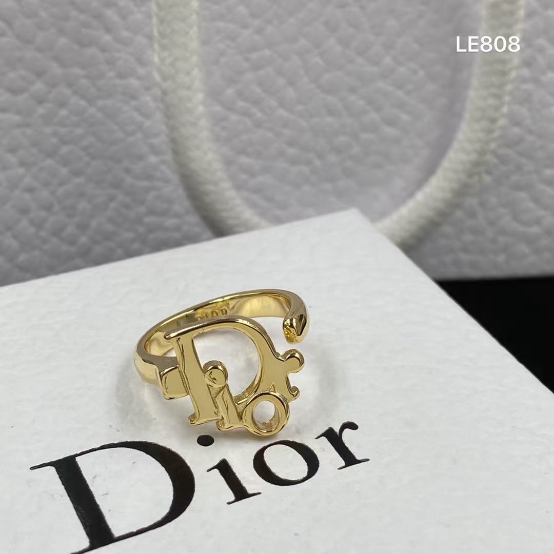 DIOR レター オープンリング【50％割引+送料無料】