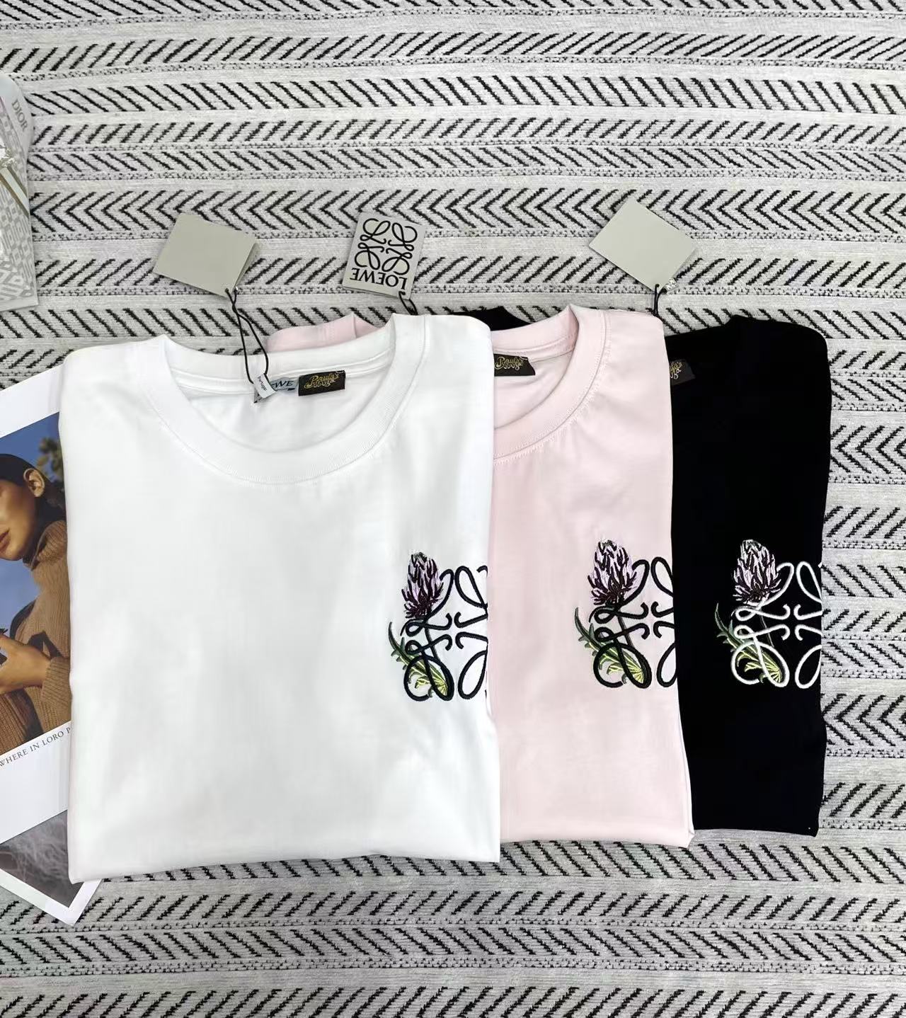 L0WEW 刺繍ロゴTシャツ【50％割引+送料無料】