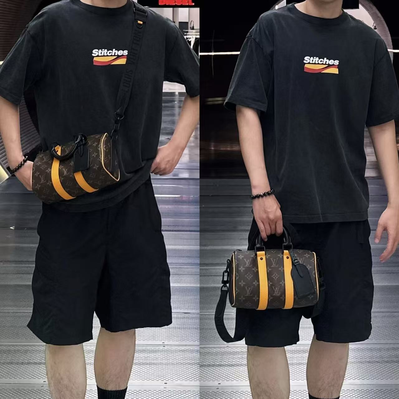 LV X Nigo Keepallハンドバッグ【50％割引+送料無料】