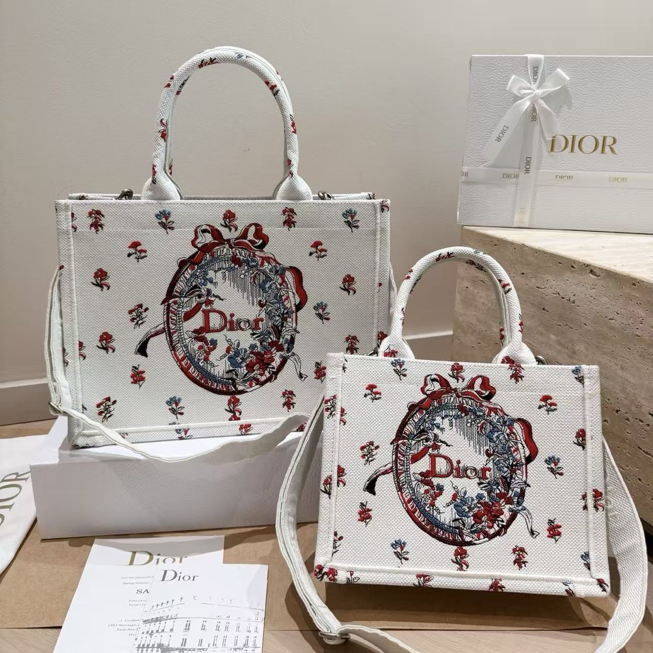 DI0R toteショッピングバッグ【50％割引+送料無料】
